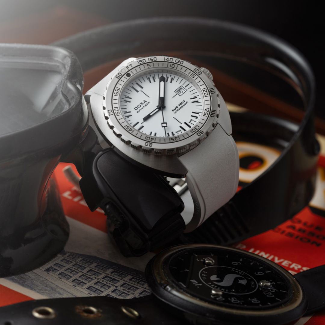Doxa SUB 750T Whitepearl