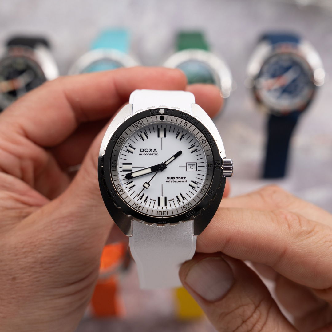 Doxa SUB 750T Whitepearl