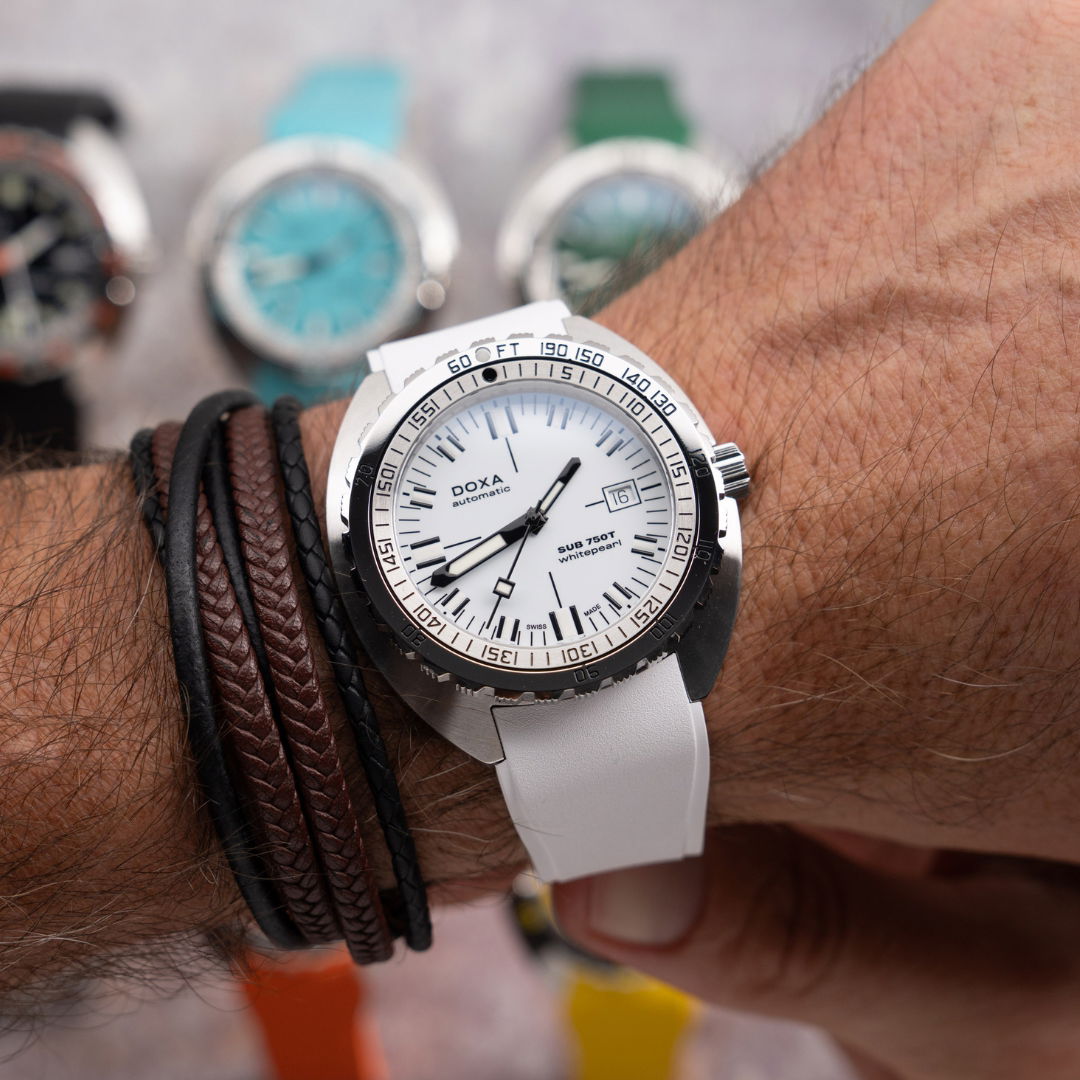 Doxa SUB 750T Whitepearl
