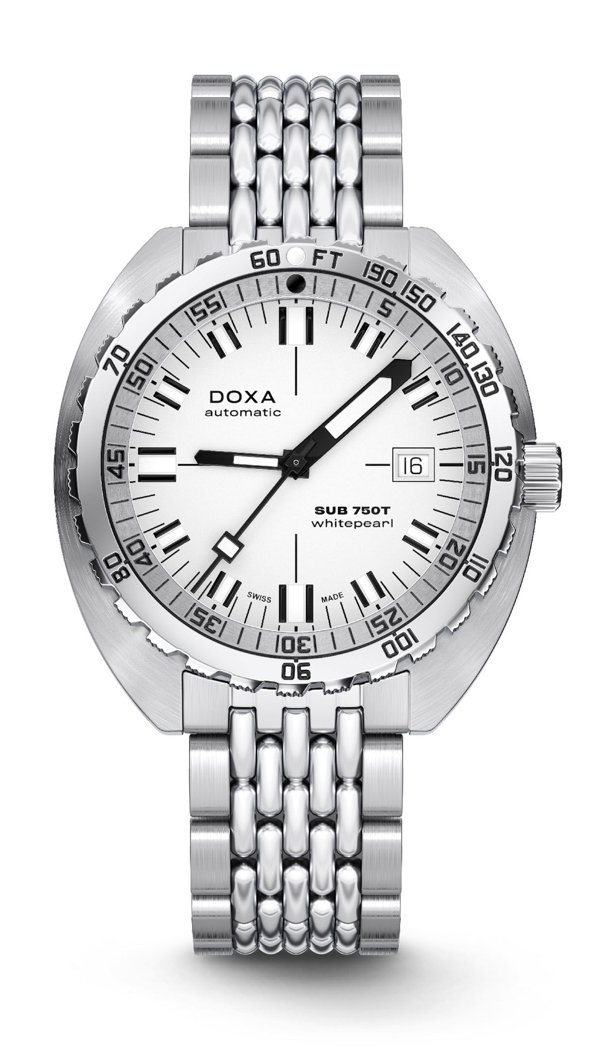 Doxa SUB 750T Whitepearl