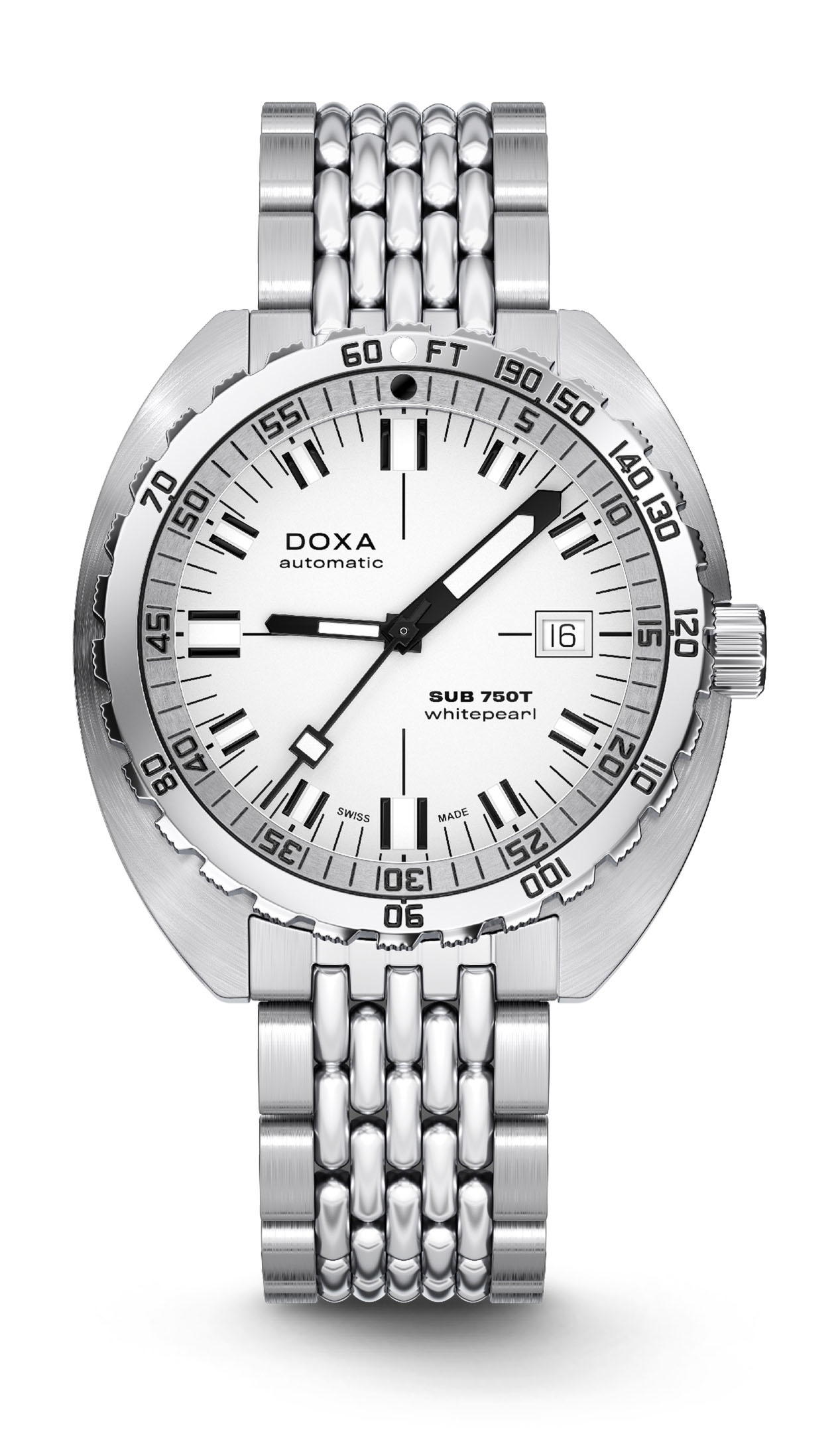 Doxa SUB 750T Whitepearl