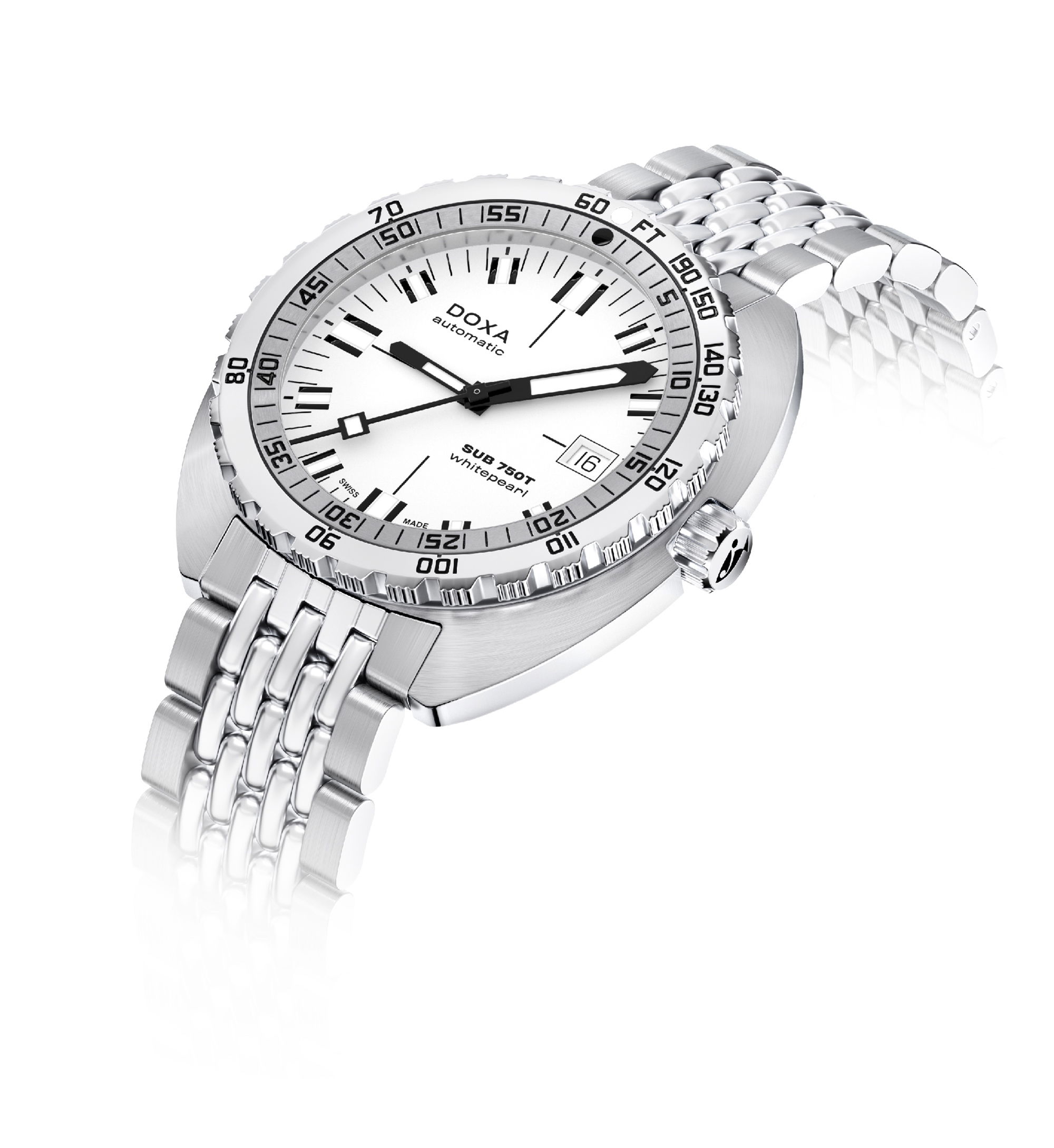 Doxa SUB 750T Whitepearl