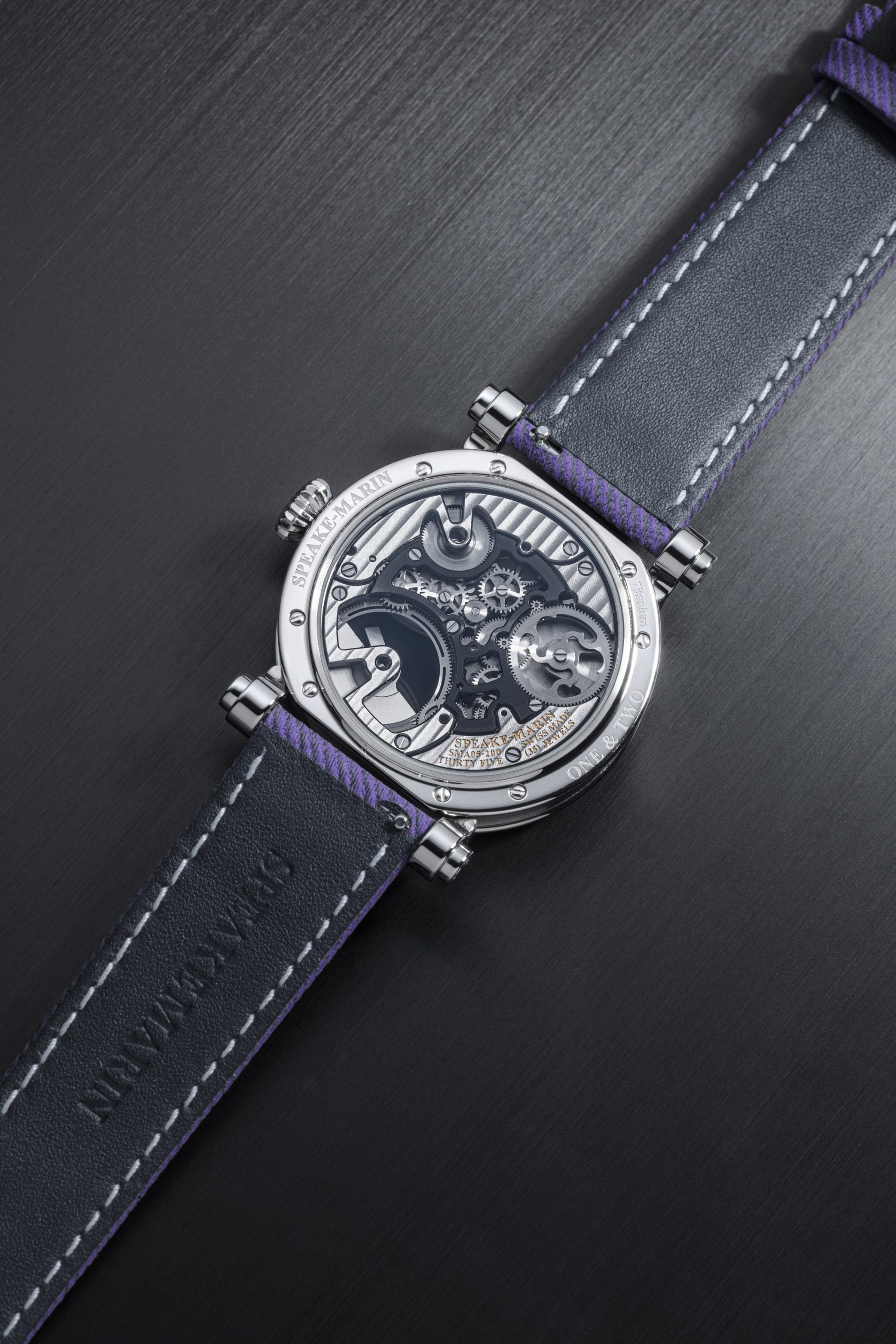 Speake-Marin Openworked Tourbillon Purple Hour