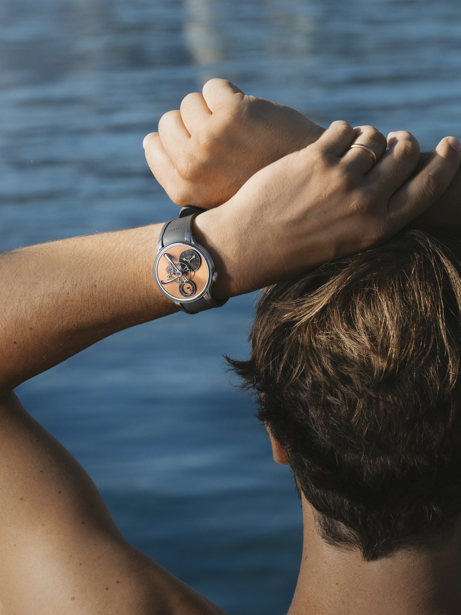 MB&amp;F LM101 EVO Ti Salmon