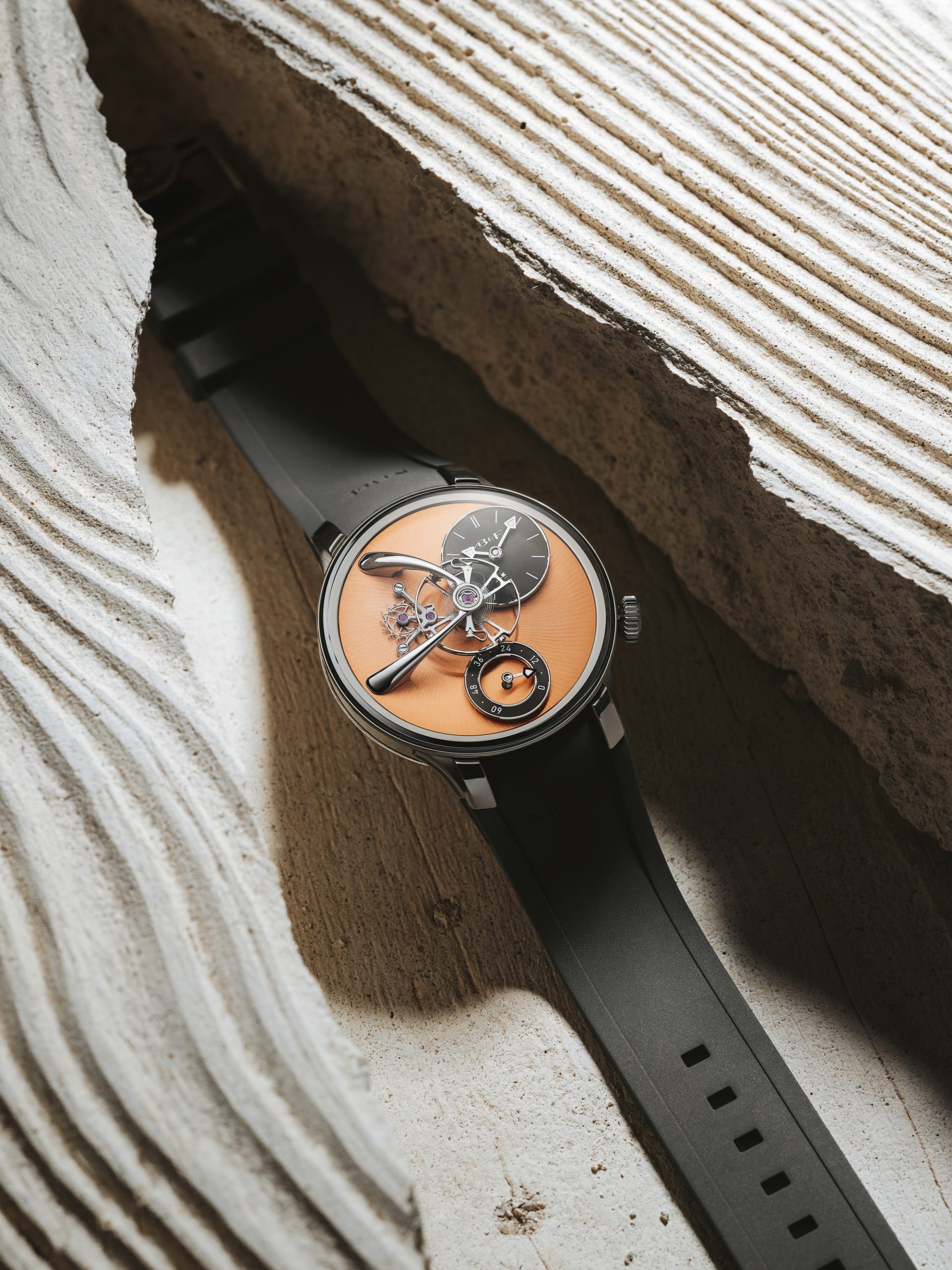 MB&amp;F LM101 EVO Ti Salmon