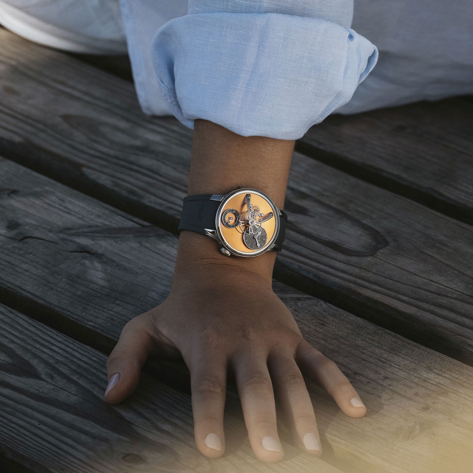 MB&amp;F LM101 EVO Ti Salmon