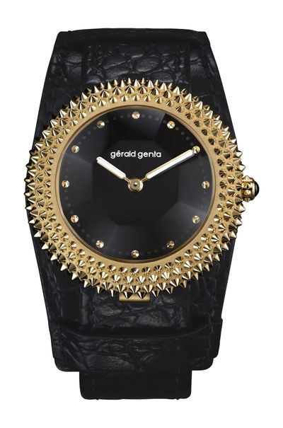 Gerald Genta Gentissima Oursin 36 Black Onyx