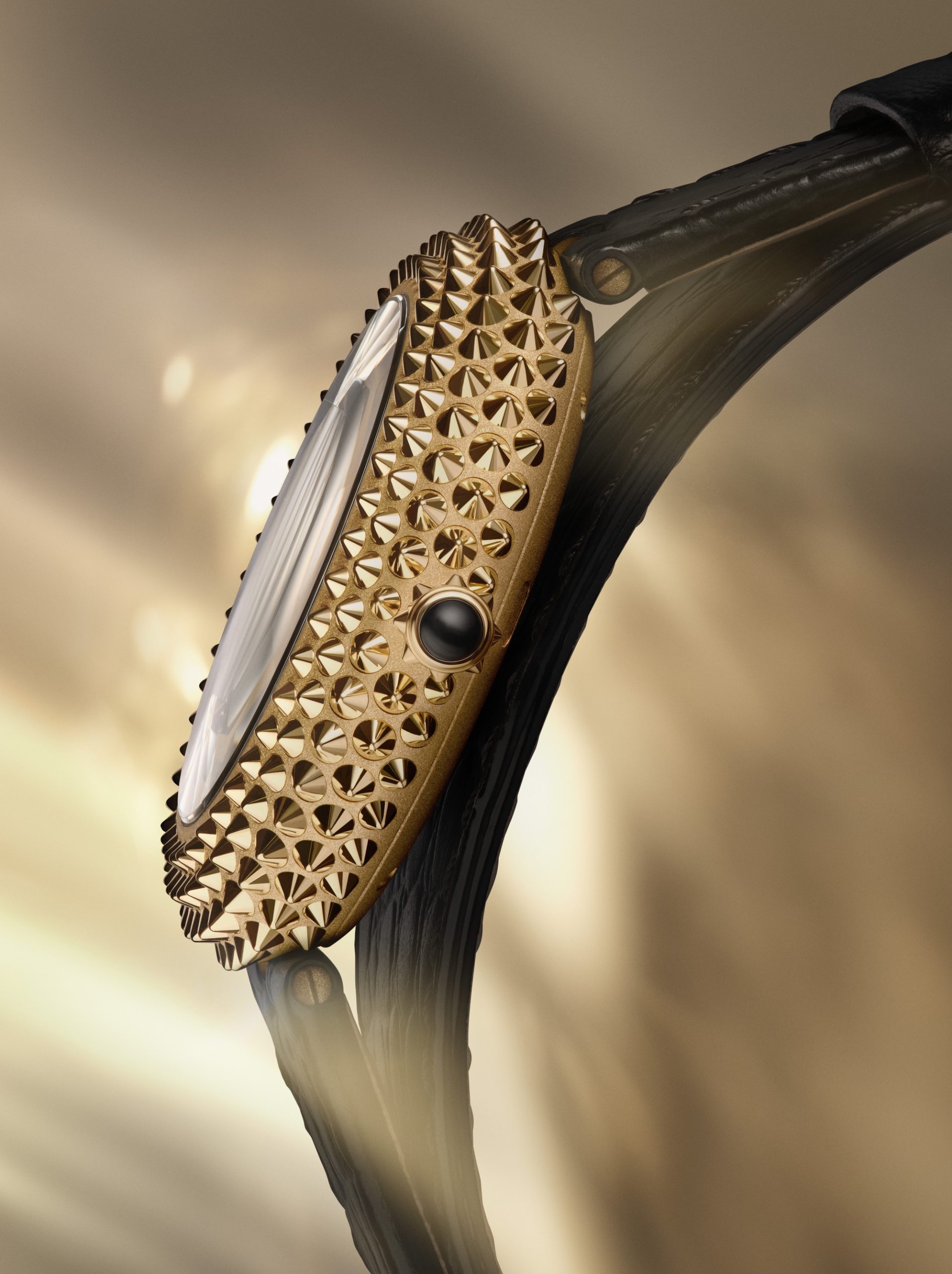 Gerald Genta Gentissima Oursin 36 Black Onyx