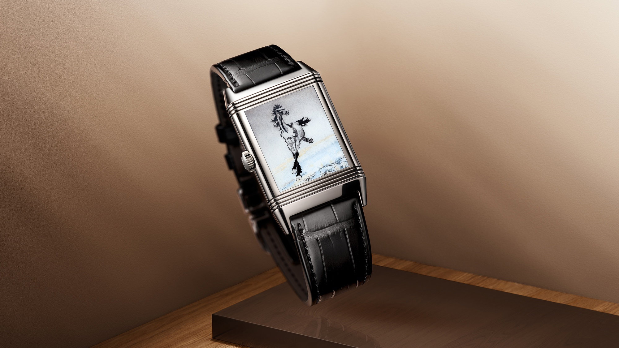 Jaeger-LeCoultre Reverso Tribute Enamel Xu Beihong "The Running Horse"
