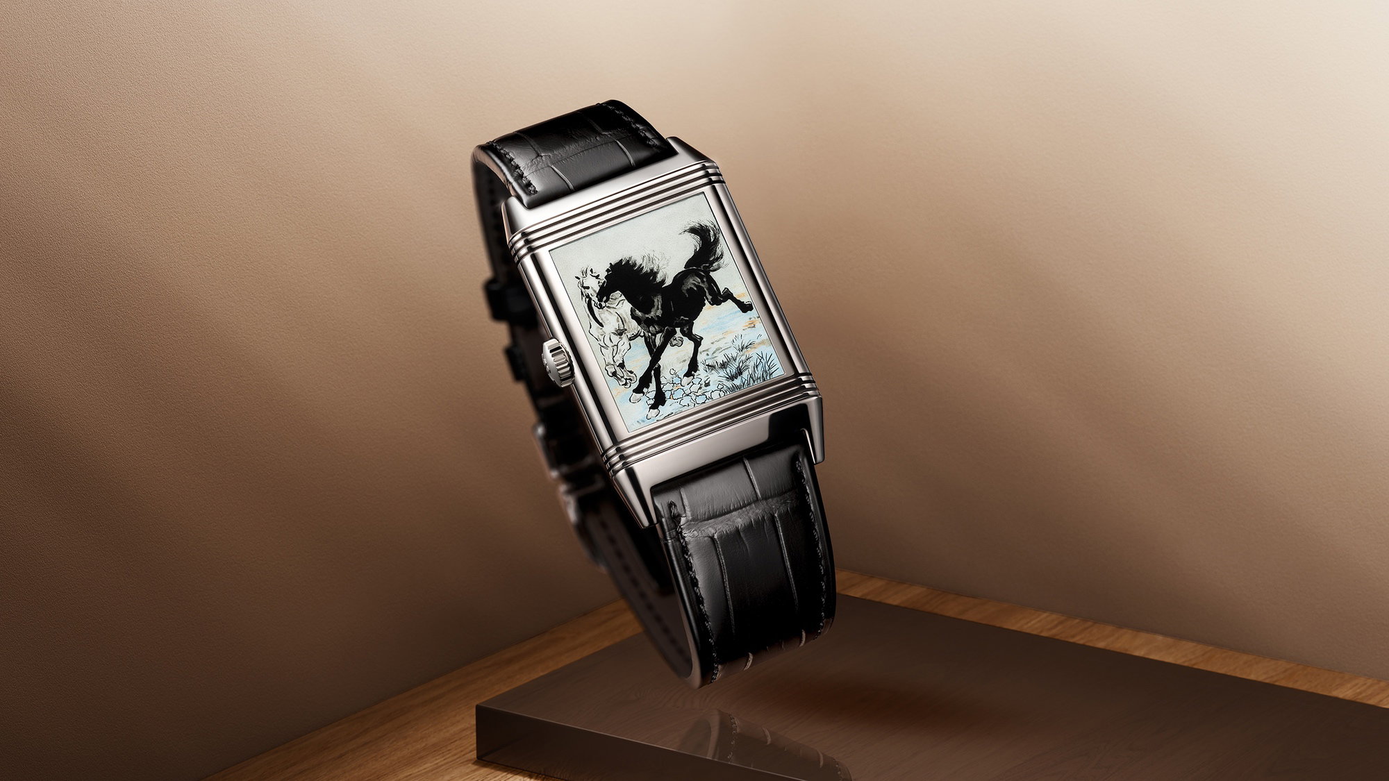Jaeger-LeCoultre Reverso Tribute Enamel Xu Beihong "Two Horses"
