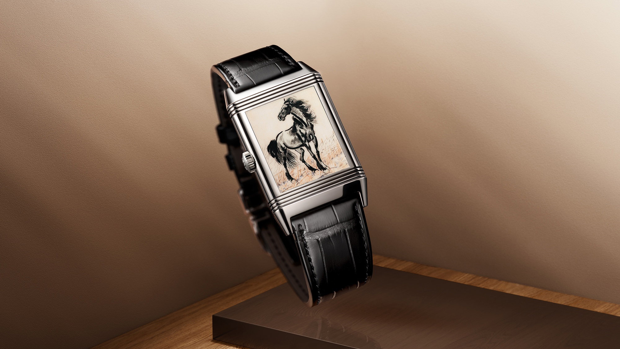 Jaeger-LeCoultre Reverso Tribute Enamel Xu Beihong "The Standing Horse"