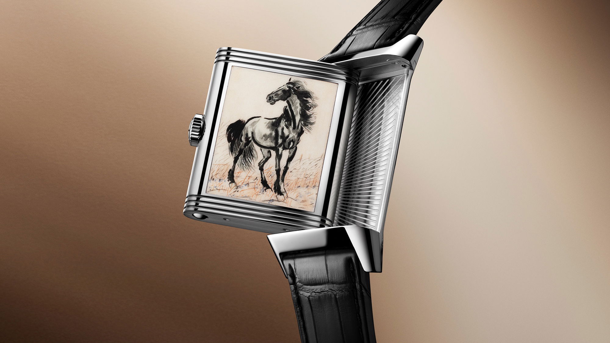 Jaeger-LeCoultre Reverso Tribute Enamel Xu Beihong &quot;The Standing Horse&quot;