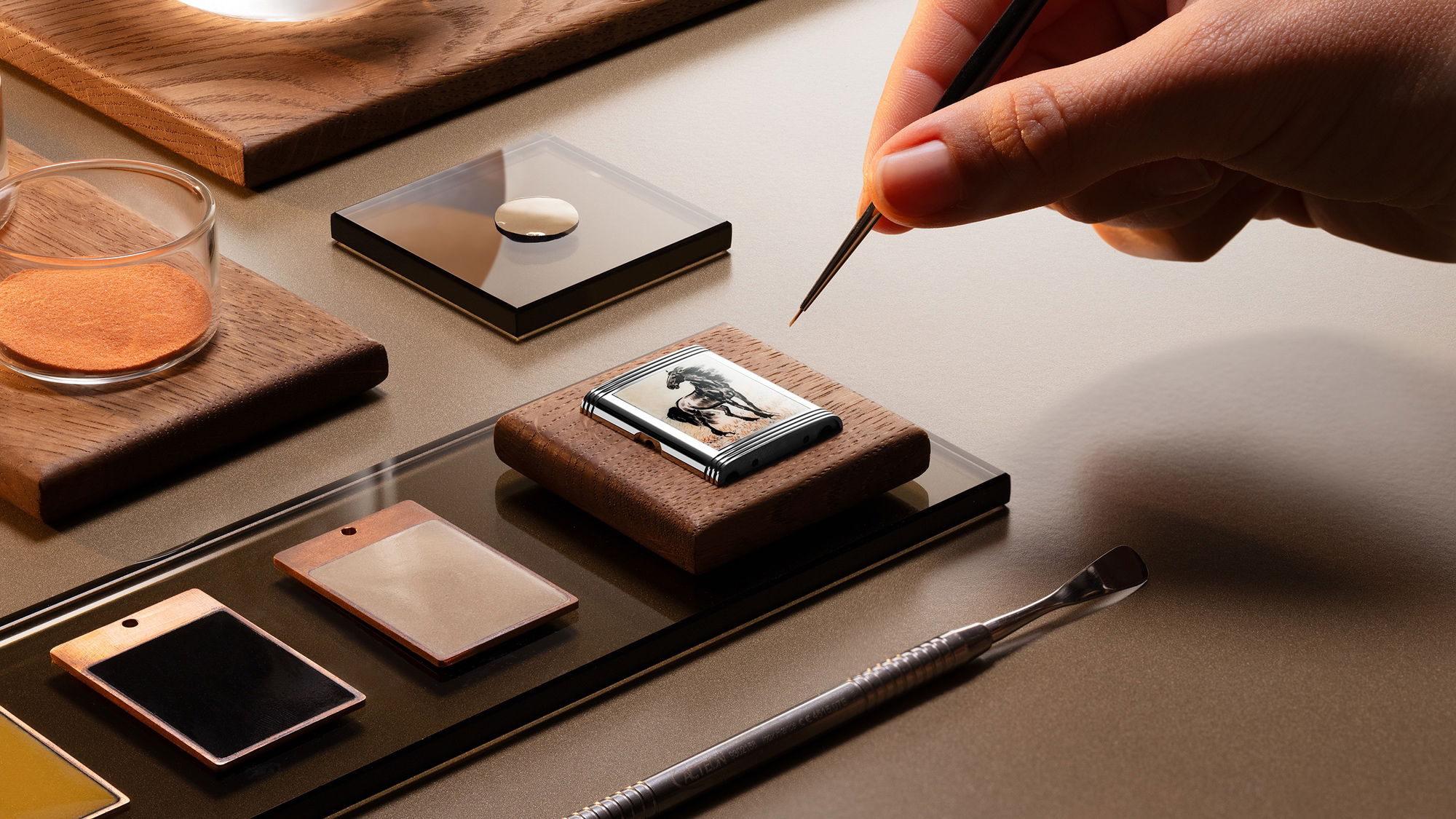 Jaeger-LeCoultre Reverso Tribute Enamel Xu Beihong &quot;The Standing Horse&quot;