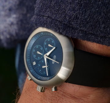 Ikepod Chronopod Blue Suede