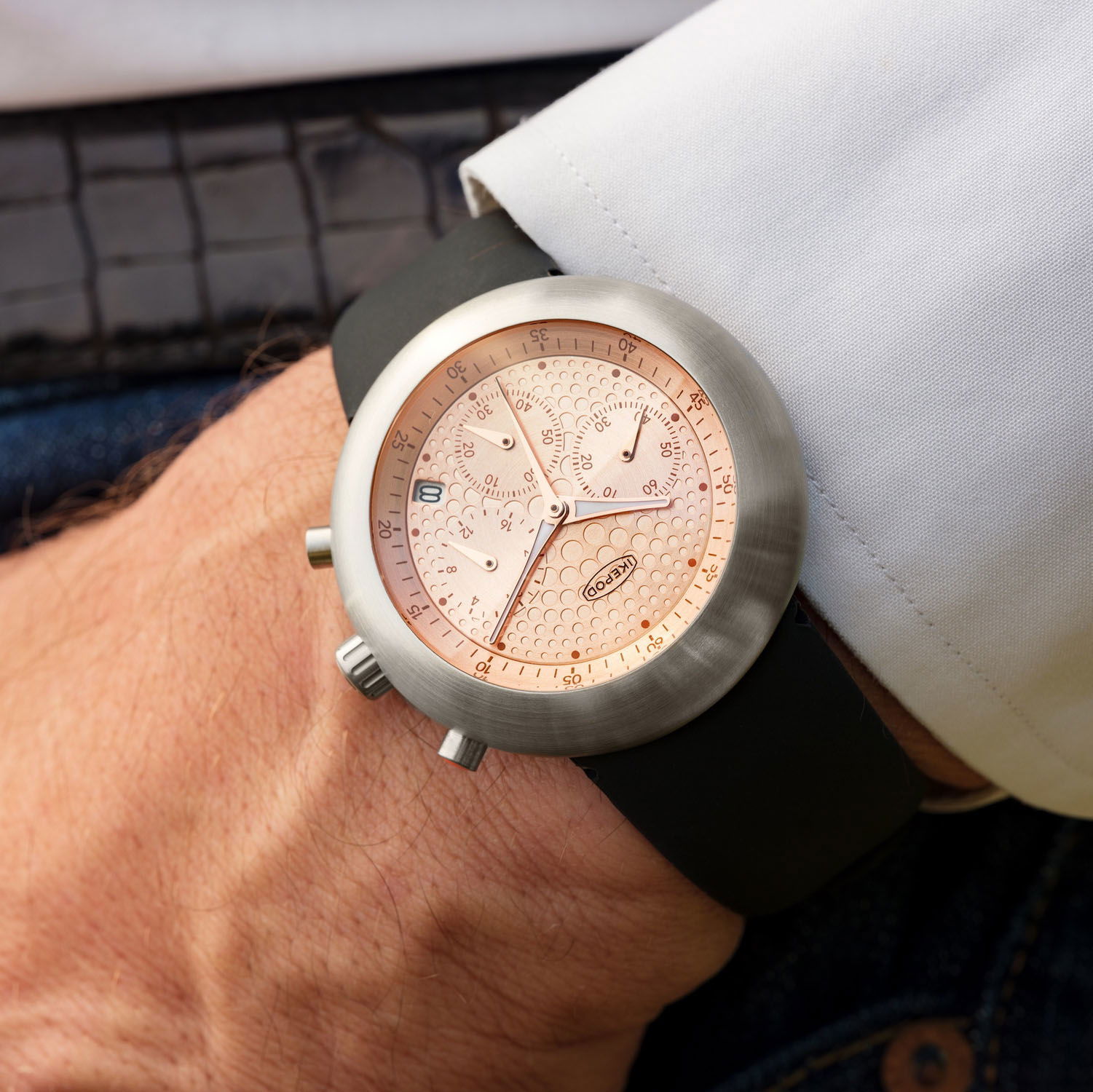 Ikepod Chronopod Gold Dots