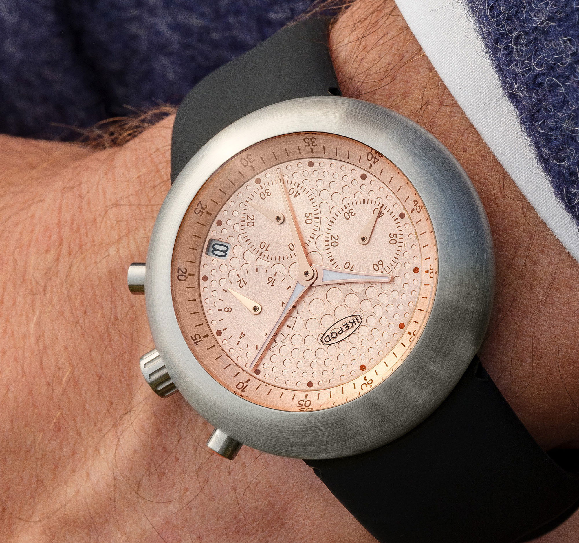 Ikepod Chronopod Gold Dots