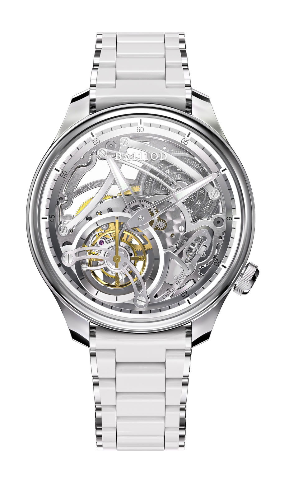 BA111OD Chapter 4 Skeleton Tourbillon  Ice White