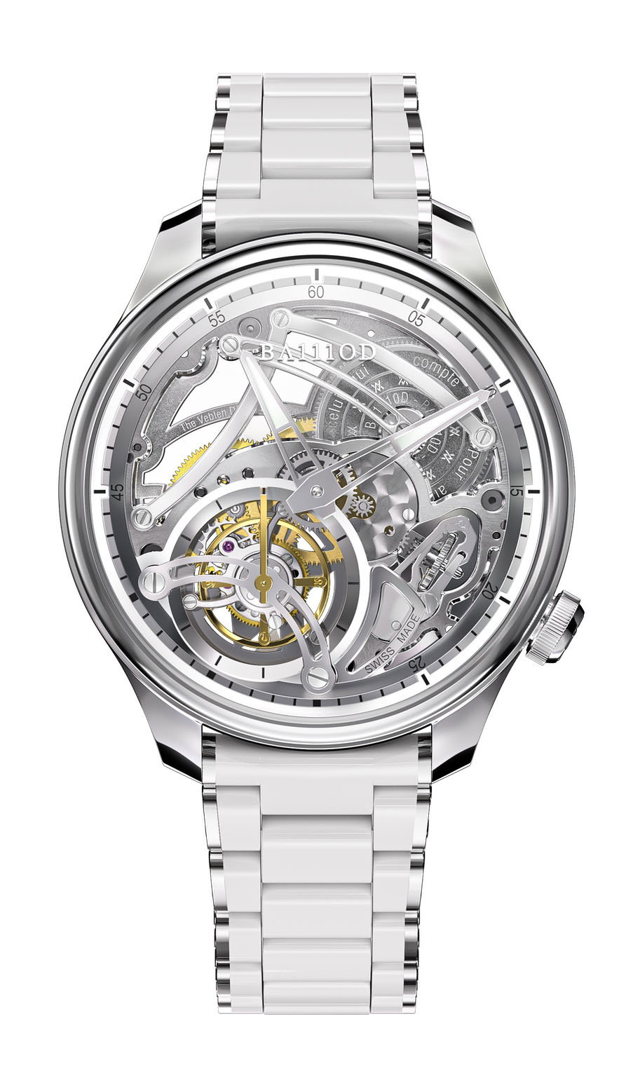Chapter 4 Skeleton Tourbillon Ice White