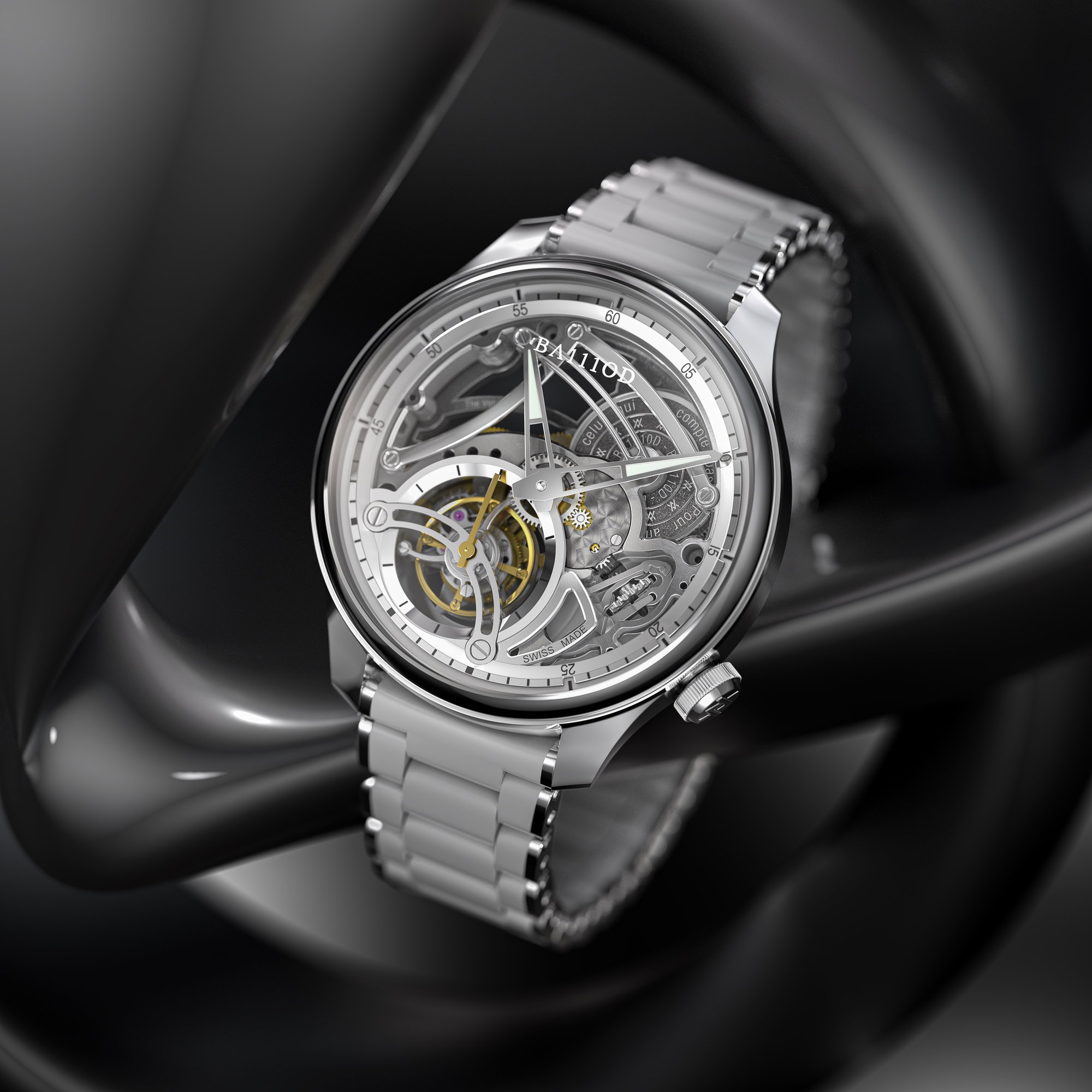 Chapter 4 Skeleton Tourbillon Ice White - Image 3