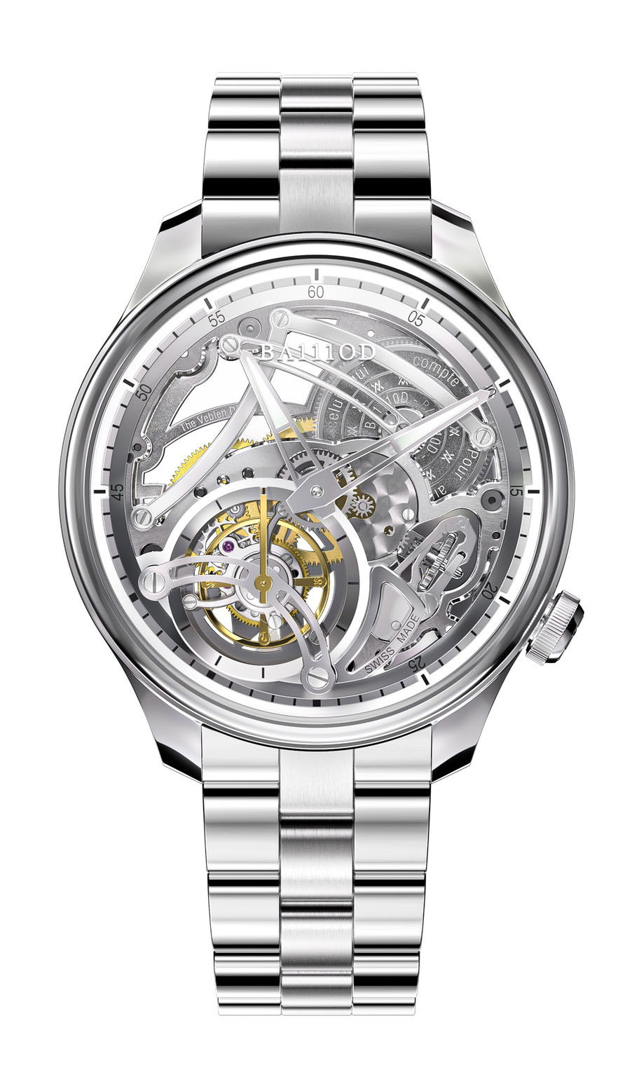 BA111OD Chapter 4 Skeleton Tourbillon  Ice White