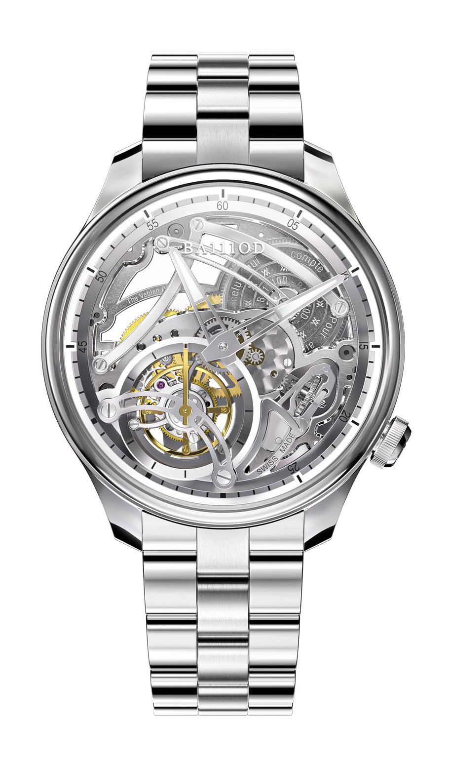 Chapter 4 Skeleton Tourbillon Ice White