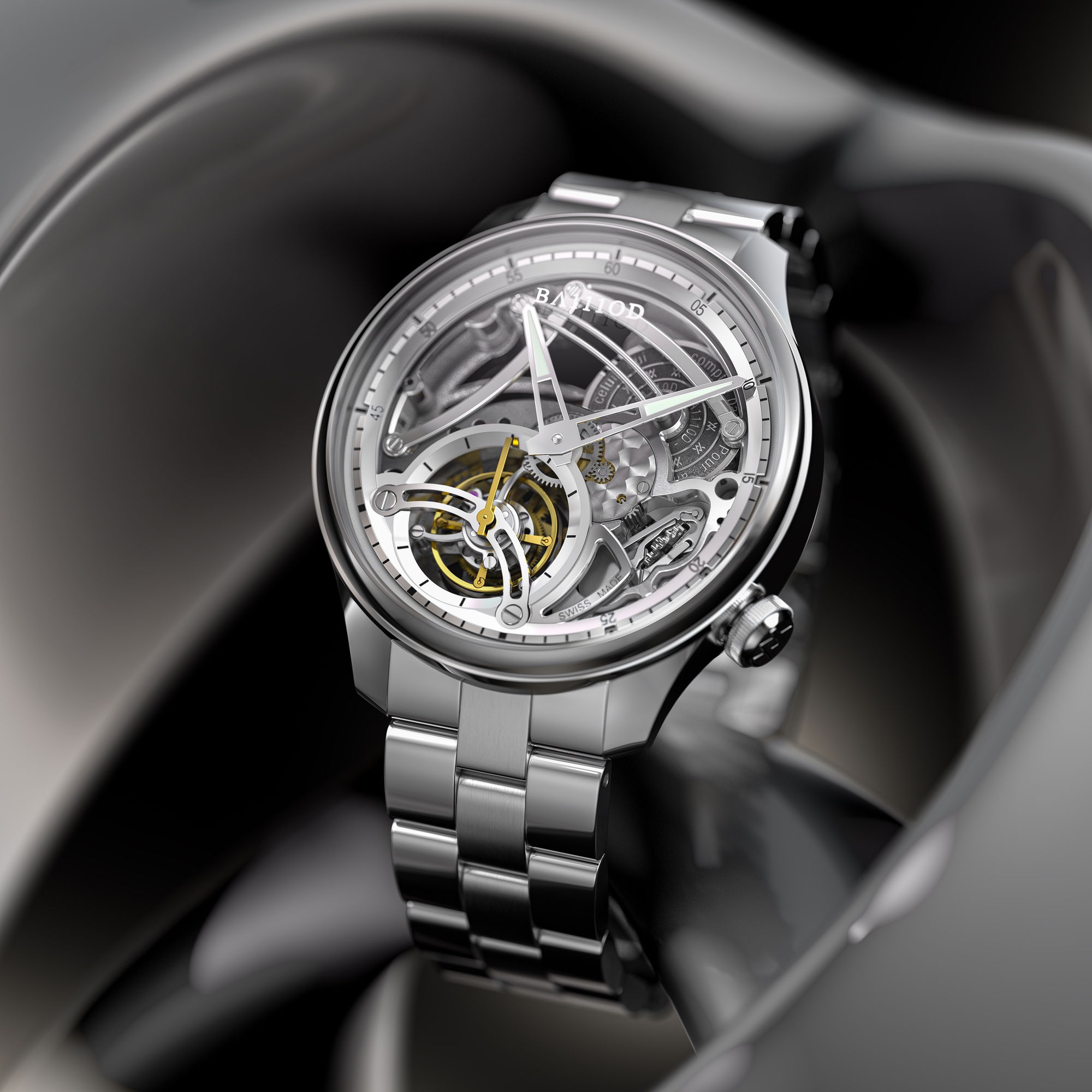 BA111OD Chapter 4 Skeleton Tourbillon  Ice White