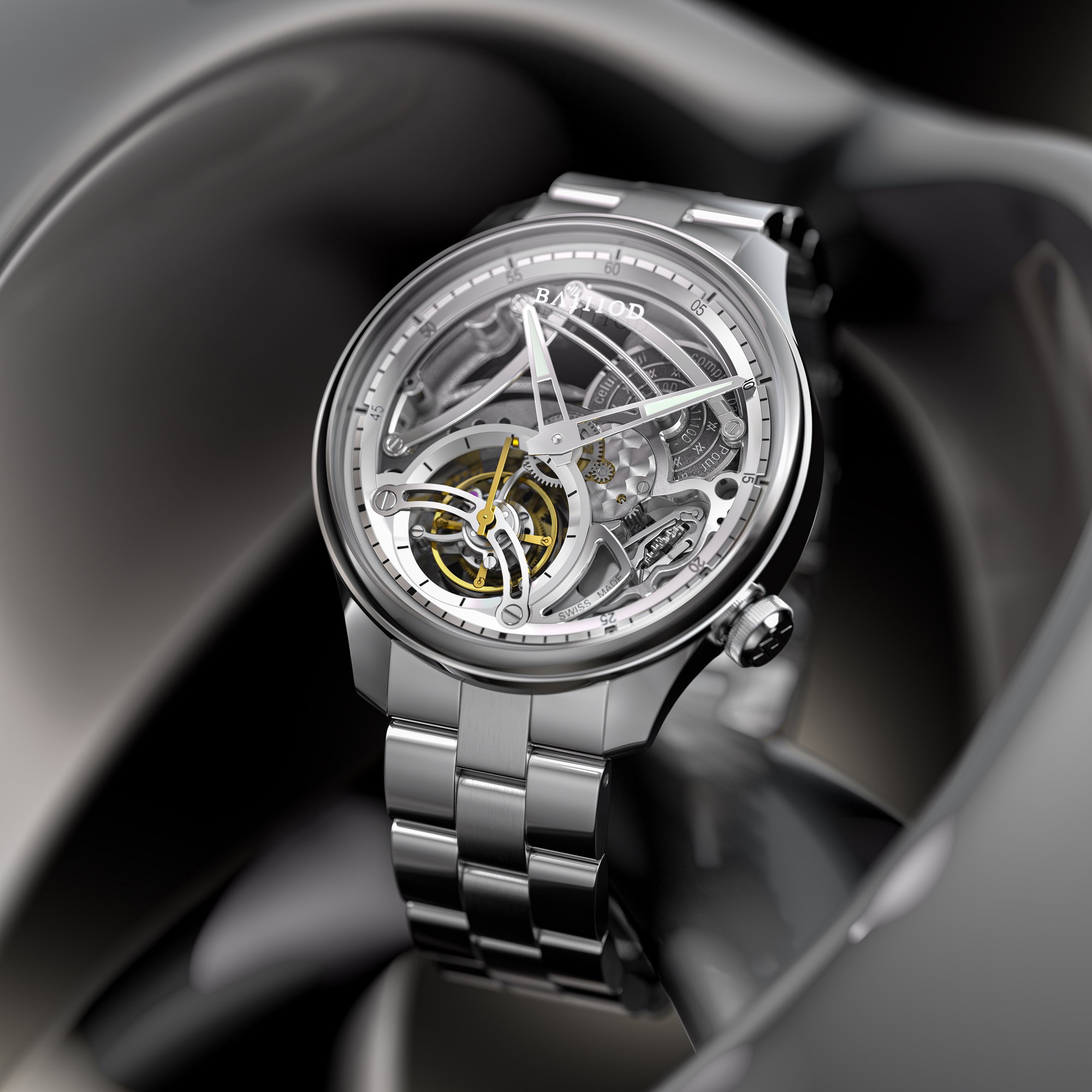 Chapter 4 Skeleton Tourbillon Ice White - Image 3