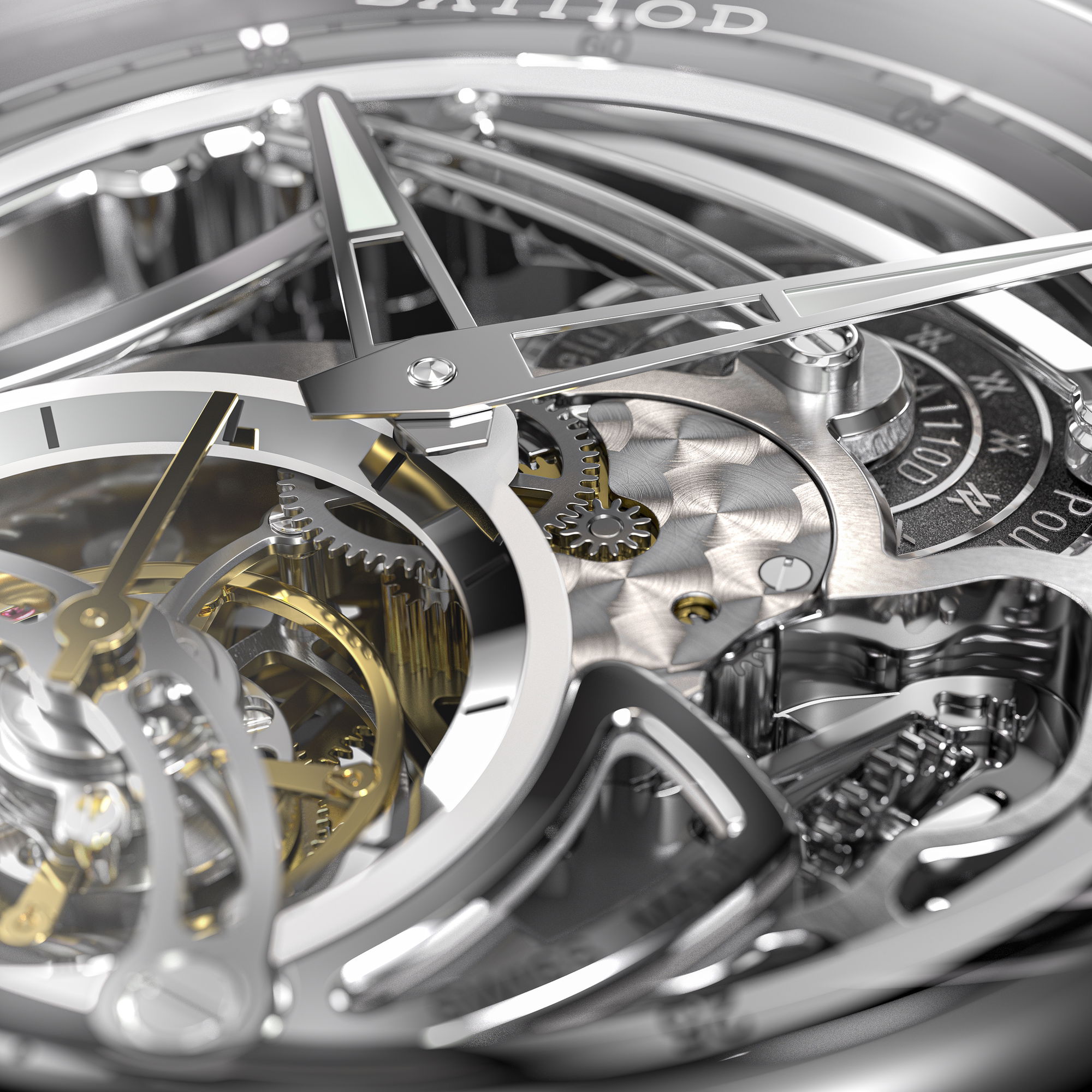 BA111OD Chapter 4 Skeleton Tourbillon  Ice White