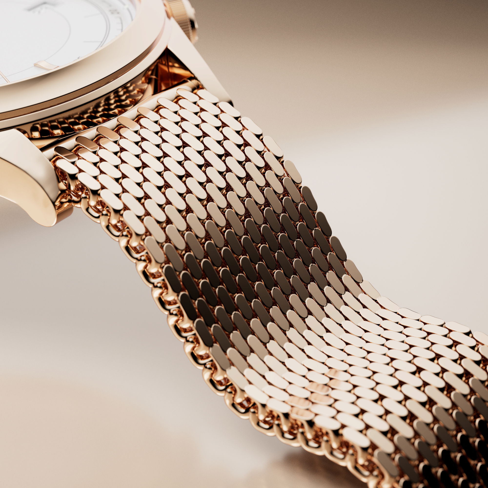 BA111OD Chapter 8 White Carnation Gold PVD