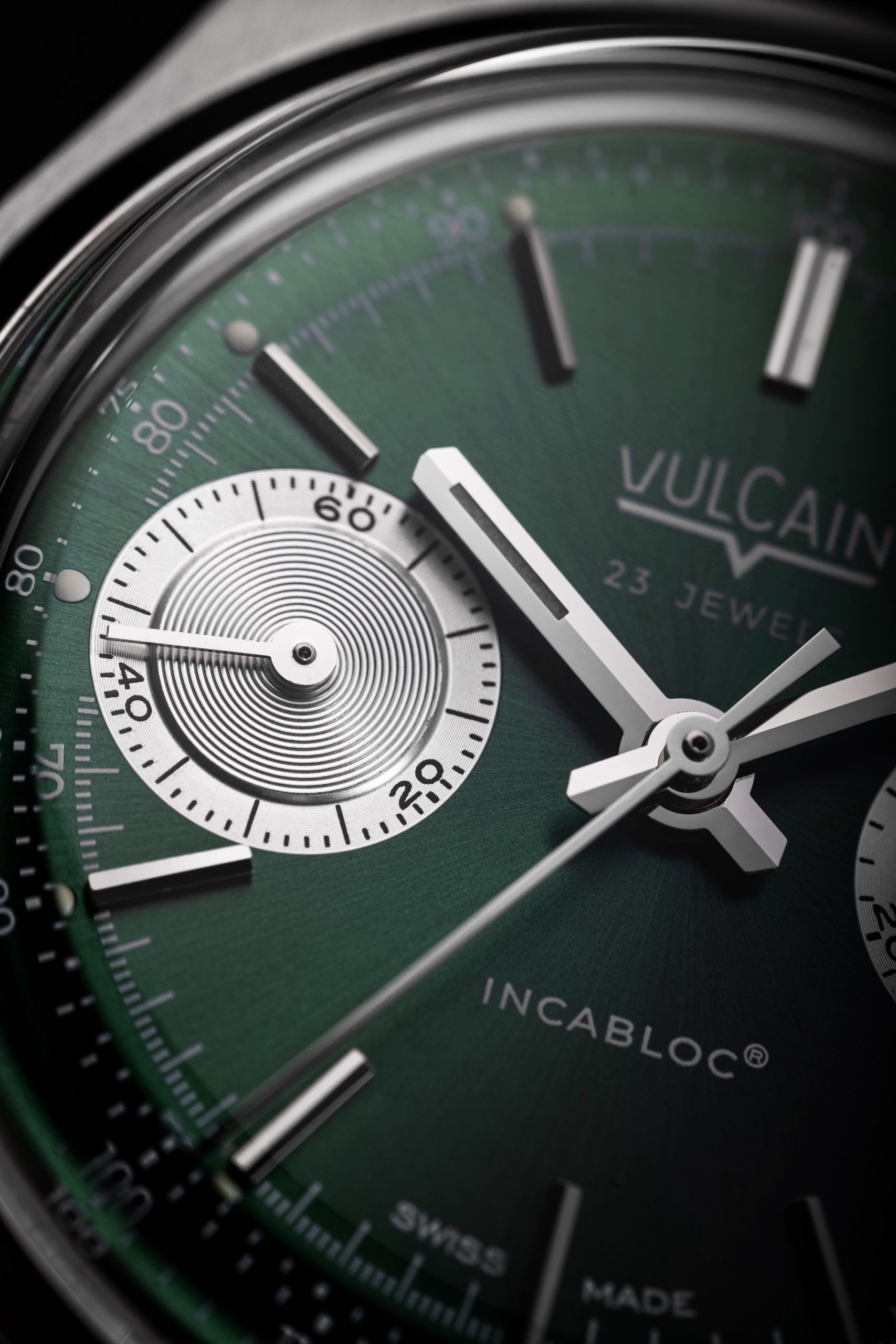 Vulcain Chronograph 1970's Green