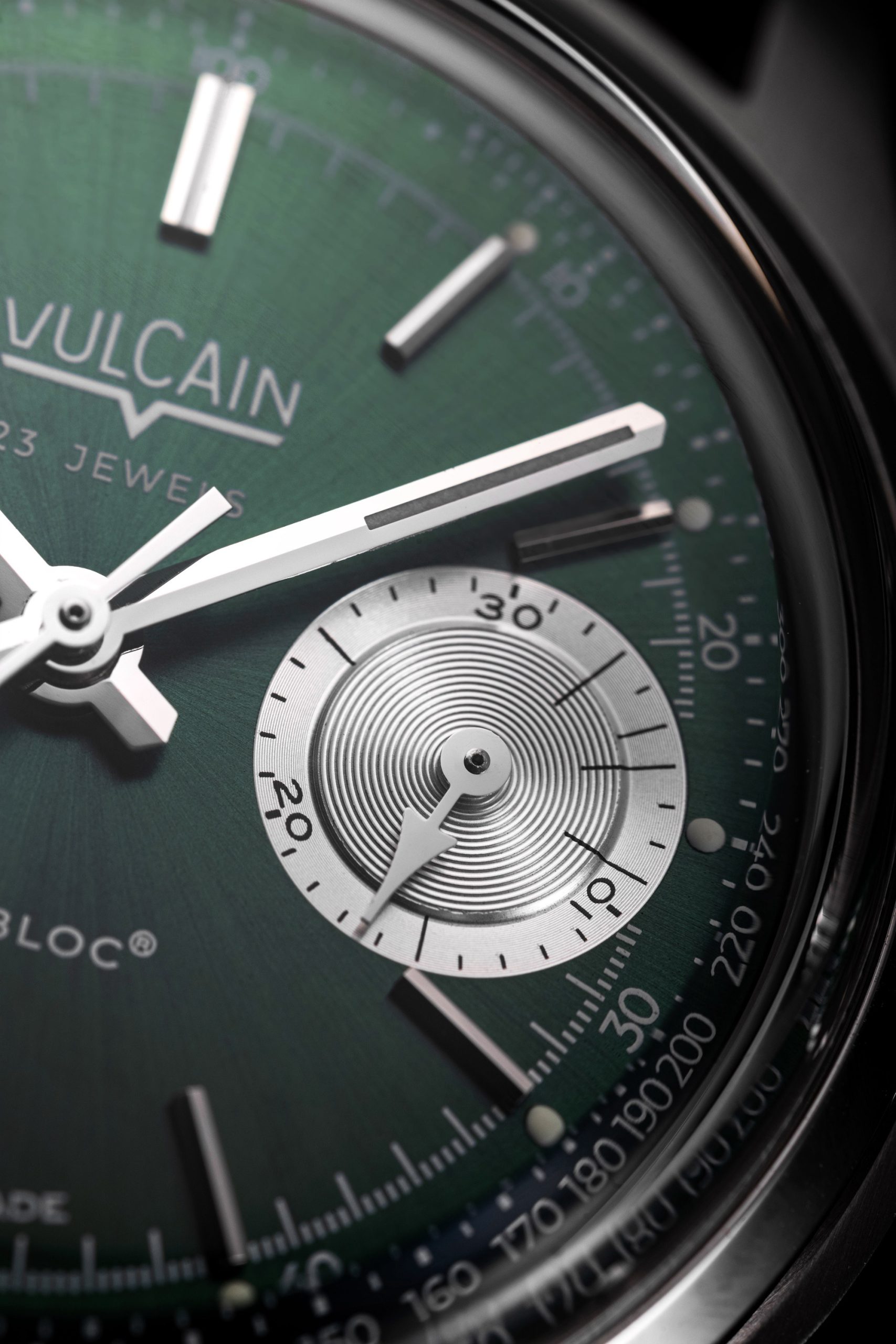 Vulcain Chronograph 1970's Green