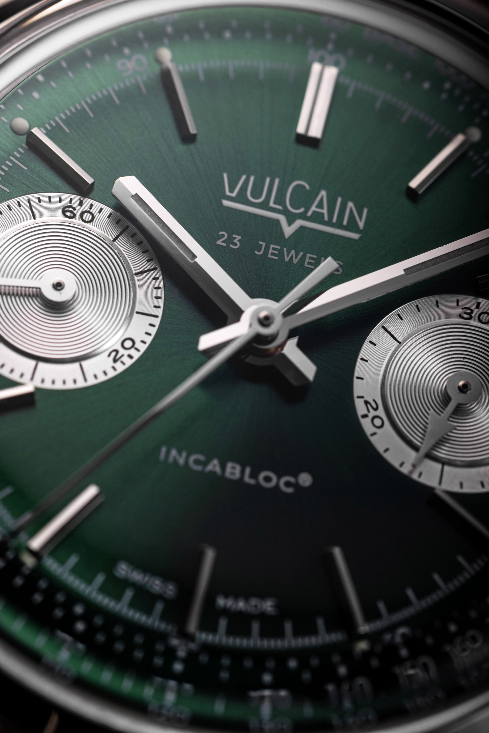 Vulcain Chronograph 1970's Green