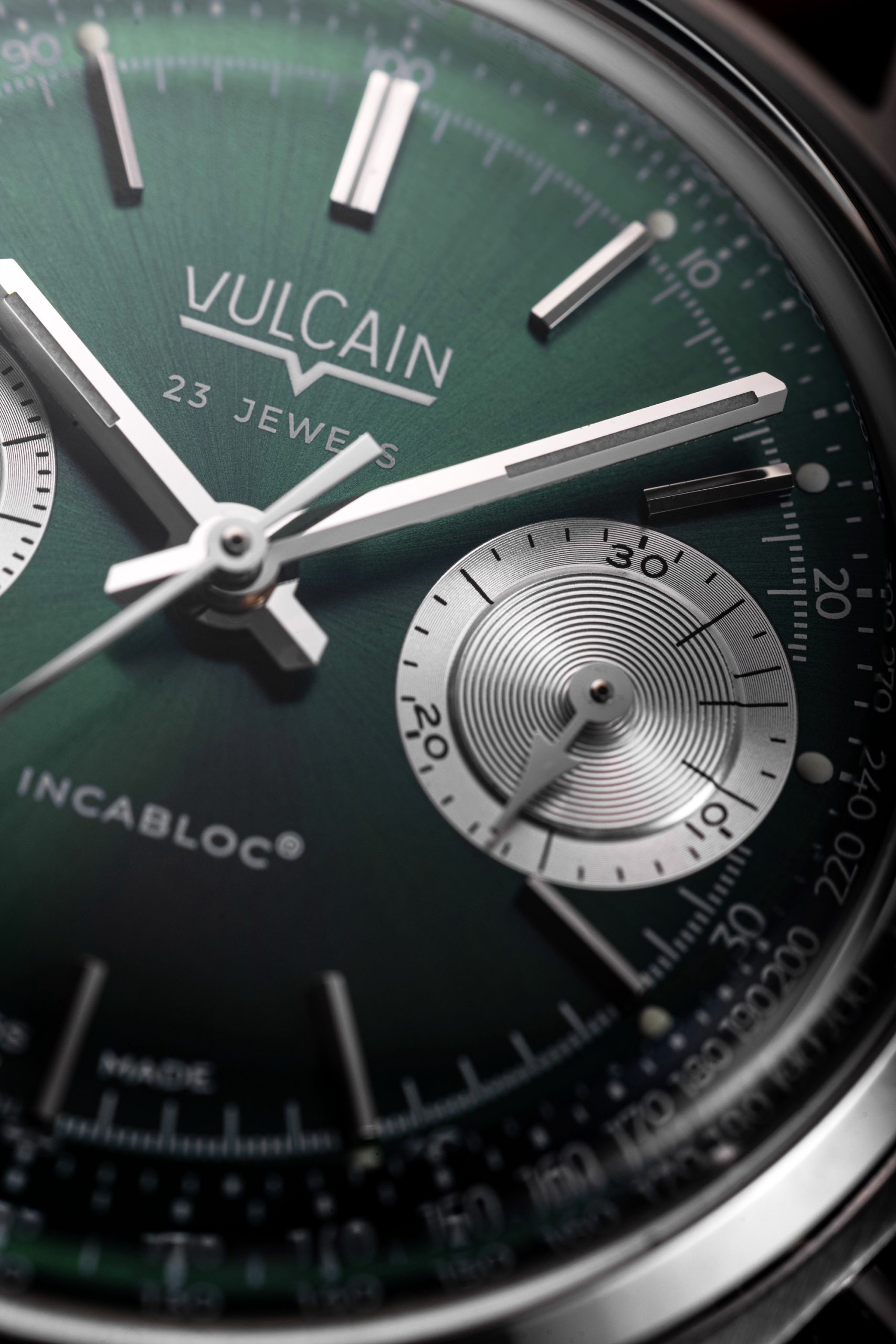 Vulcain Chronograph 1970's Green