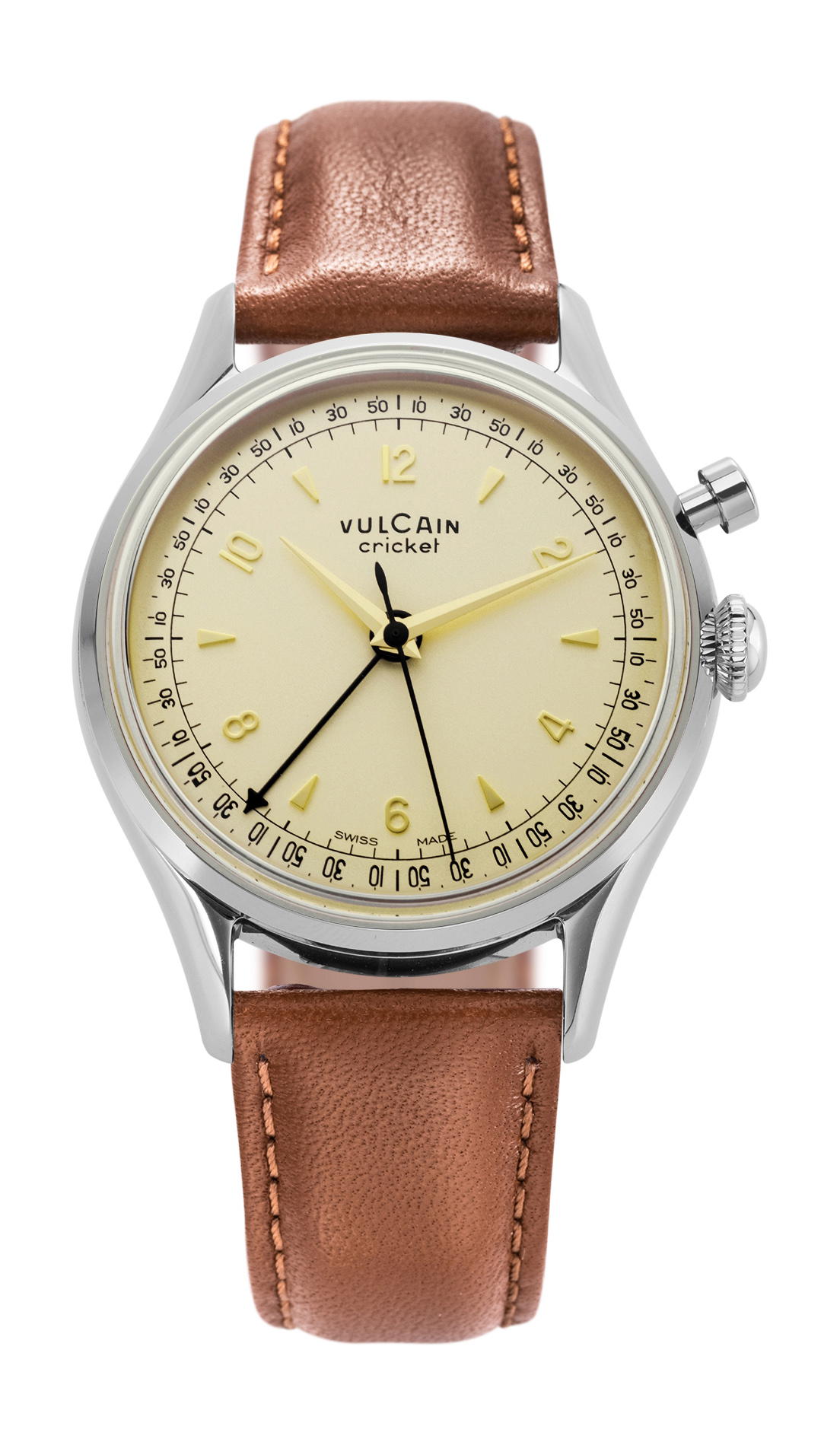 Vulcain Cricket Tradition 36 Eggshell