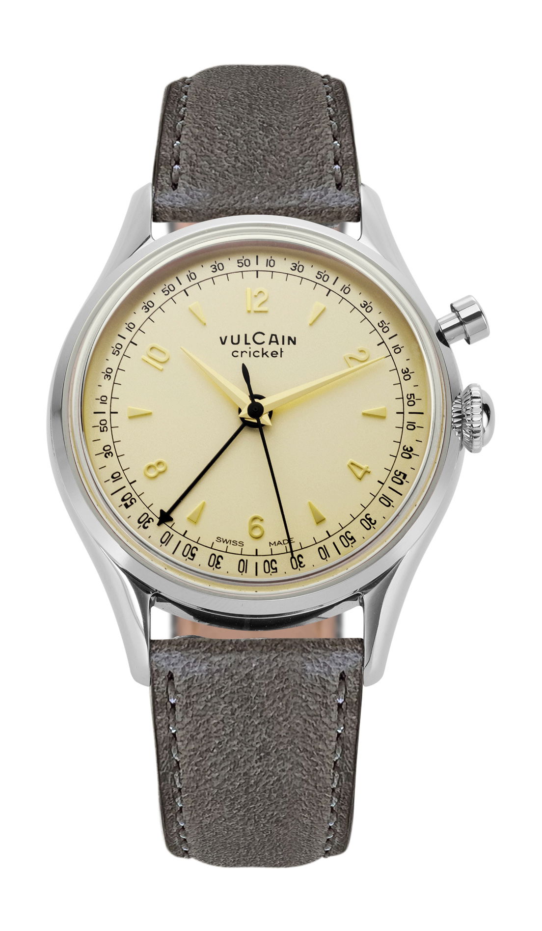 Vulcain Cricket Tradition 36 Eggshell