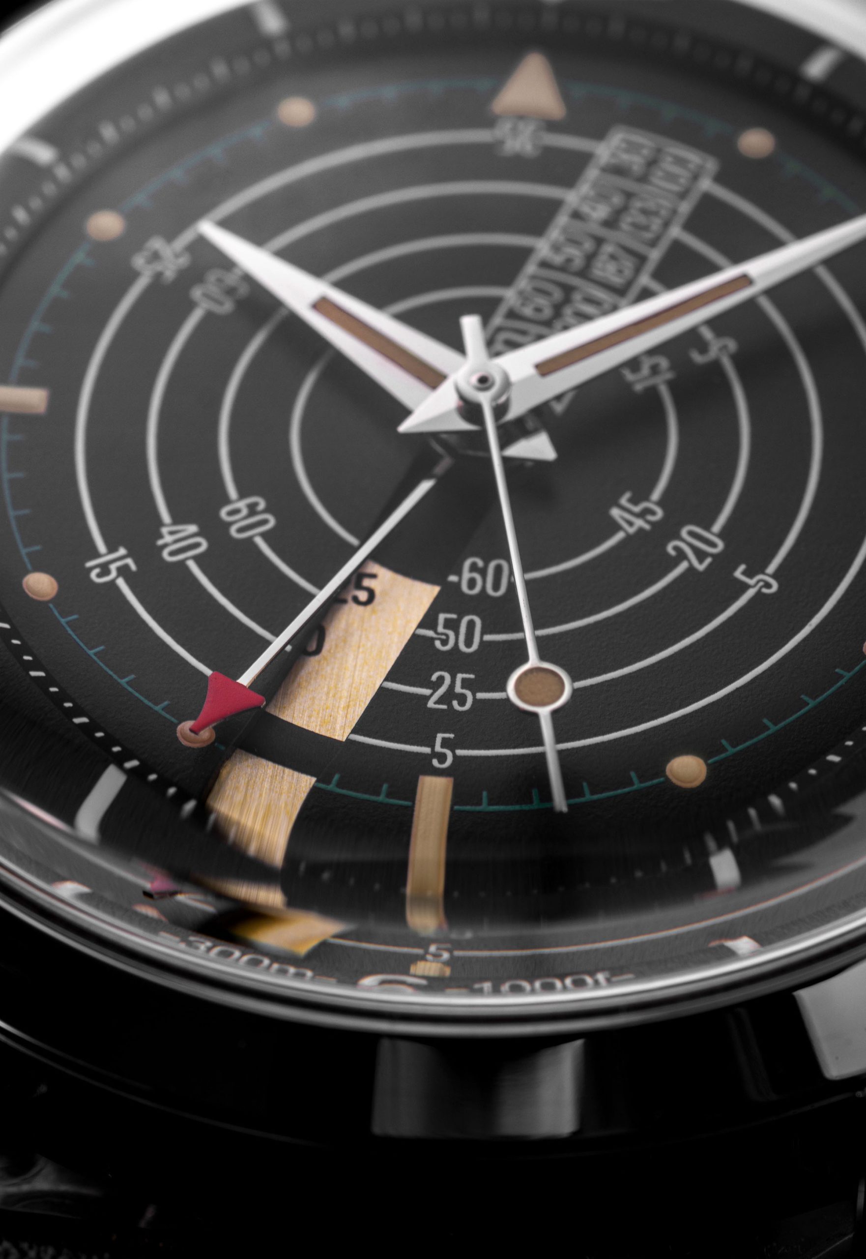 Vulcain Nautical Black Beige Patina