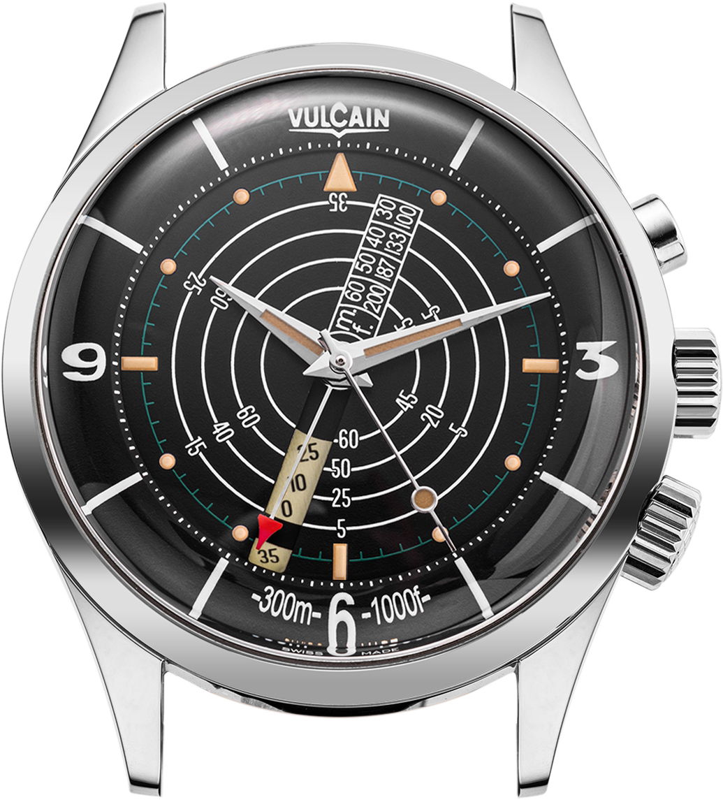 Vulcain Nautical Black Beige Patina