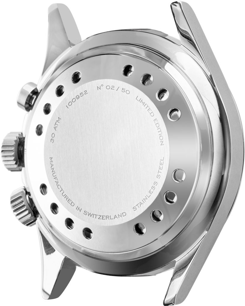 Vulcain Nautical Black White Luminova