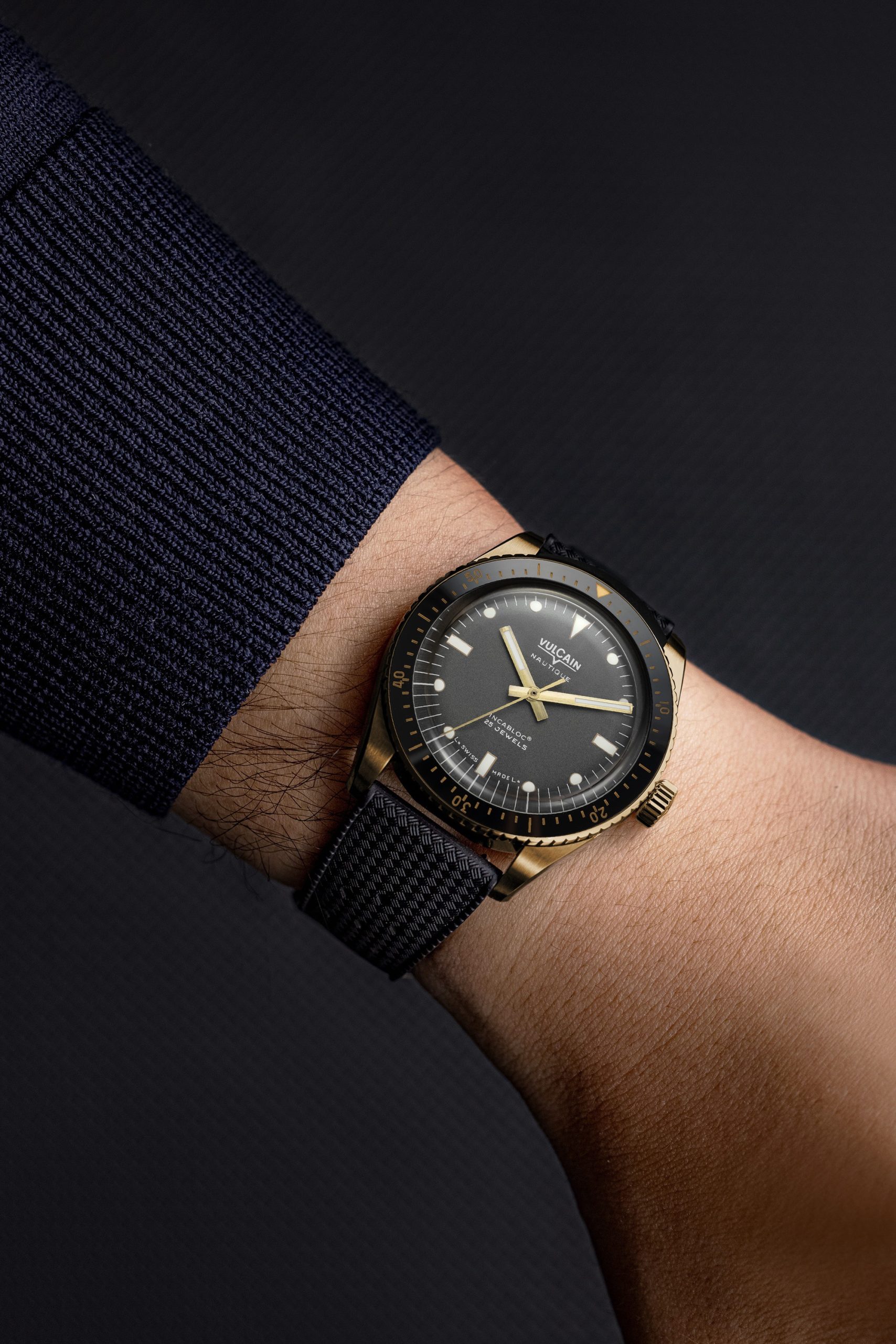 Vulcain Skindiver Bronze Gray