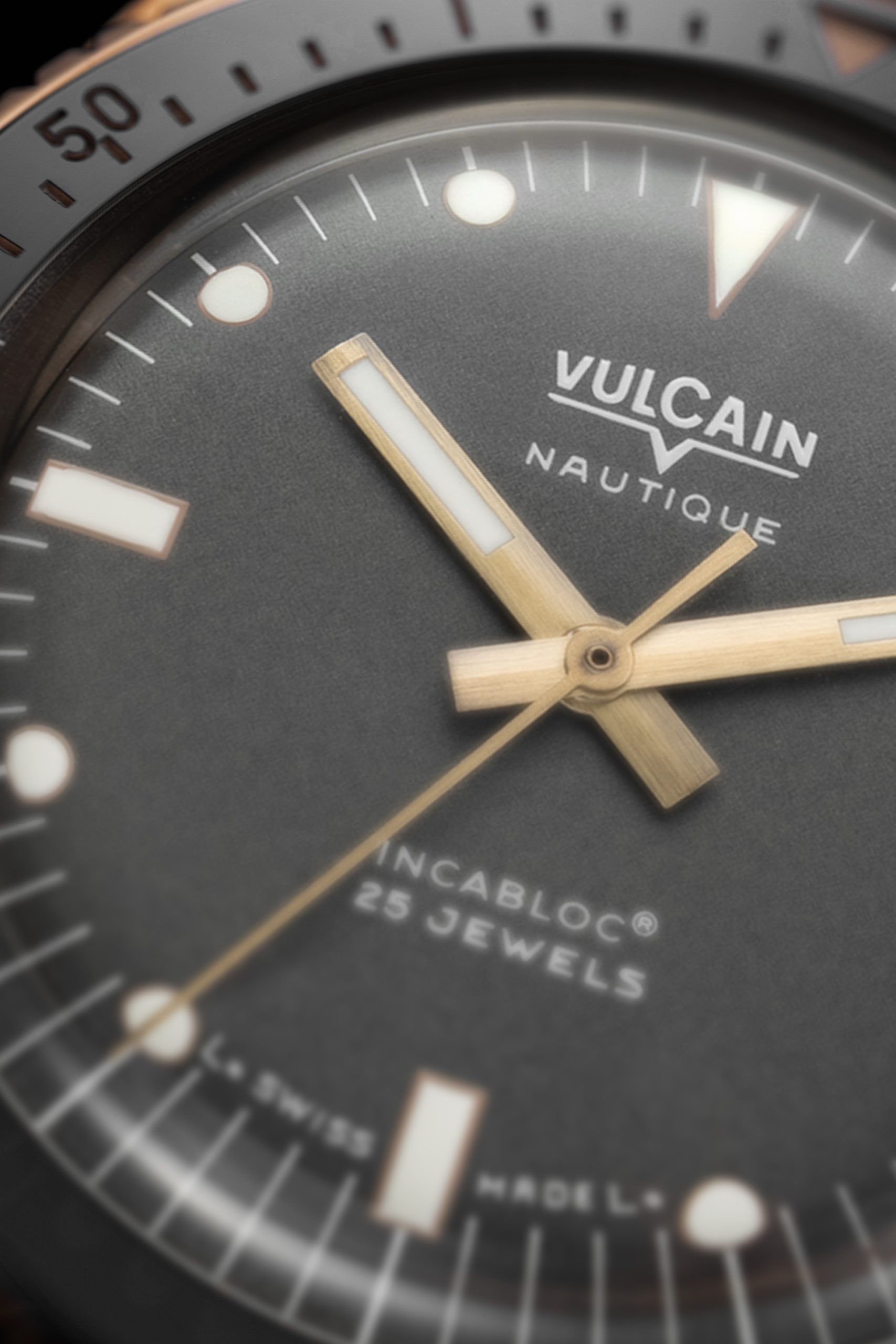 Vulcain Skindiver Bronze Gray