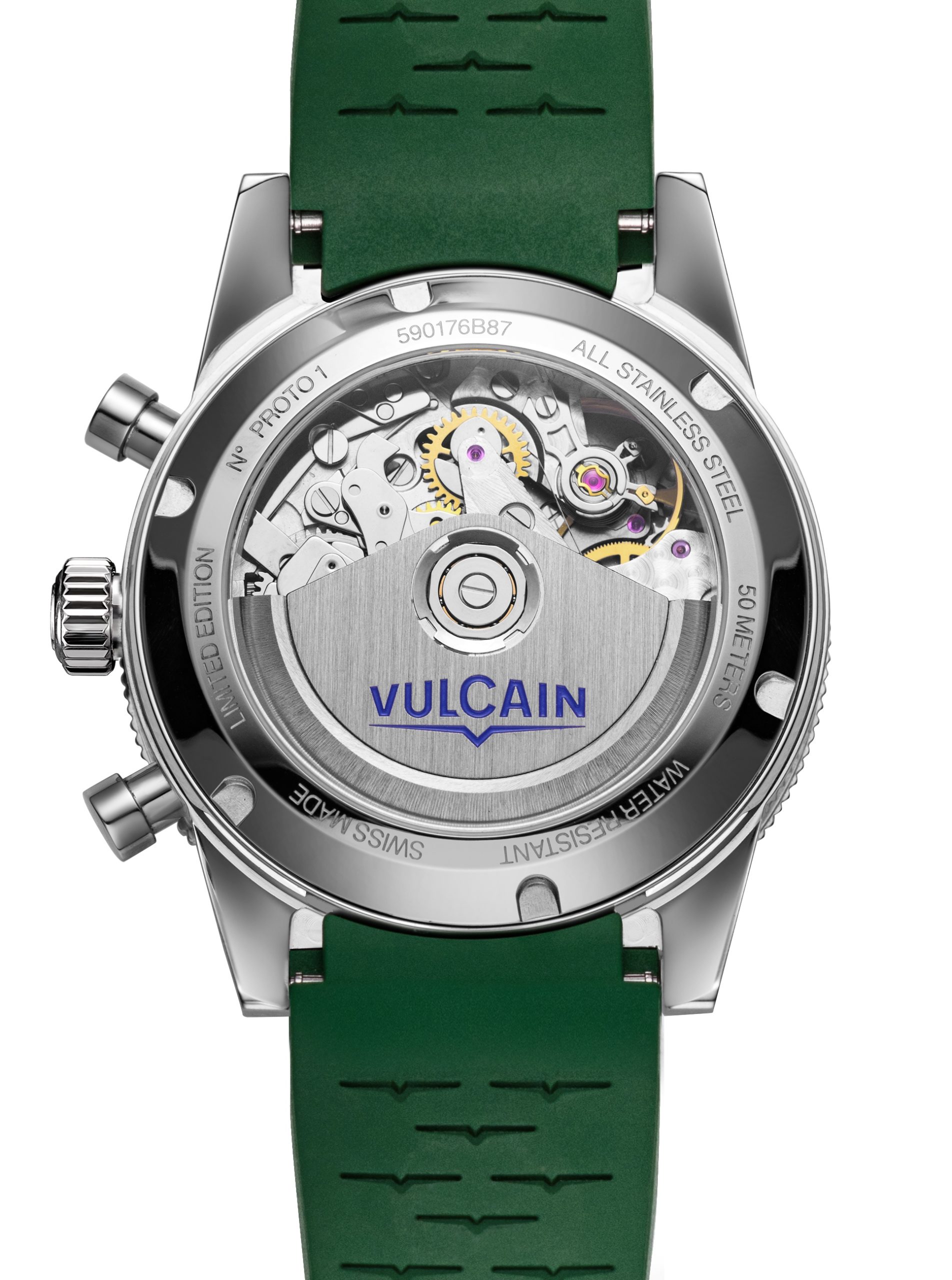Vulcain Skindiver Chronograph Green