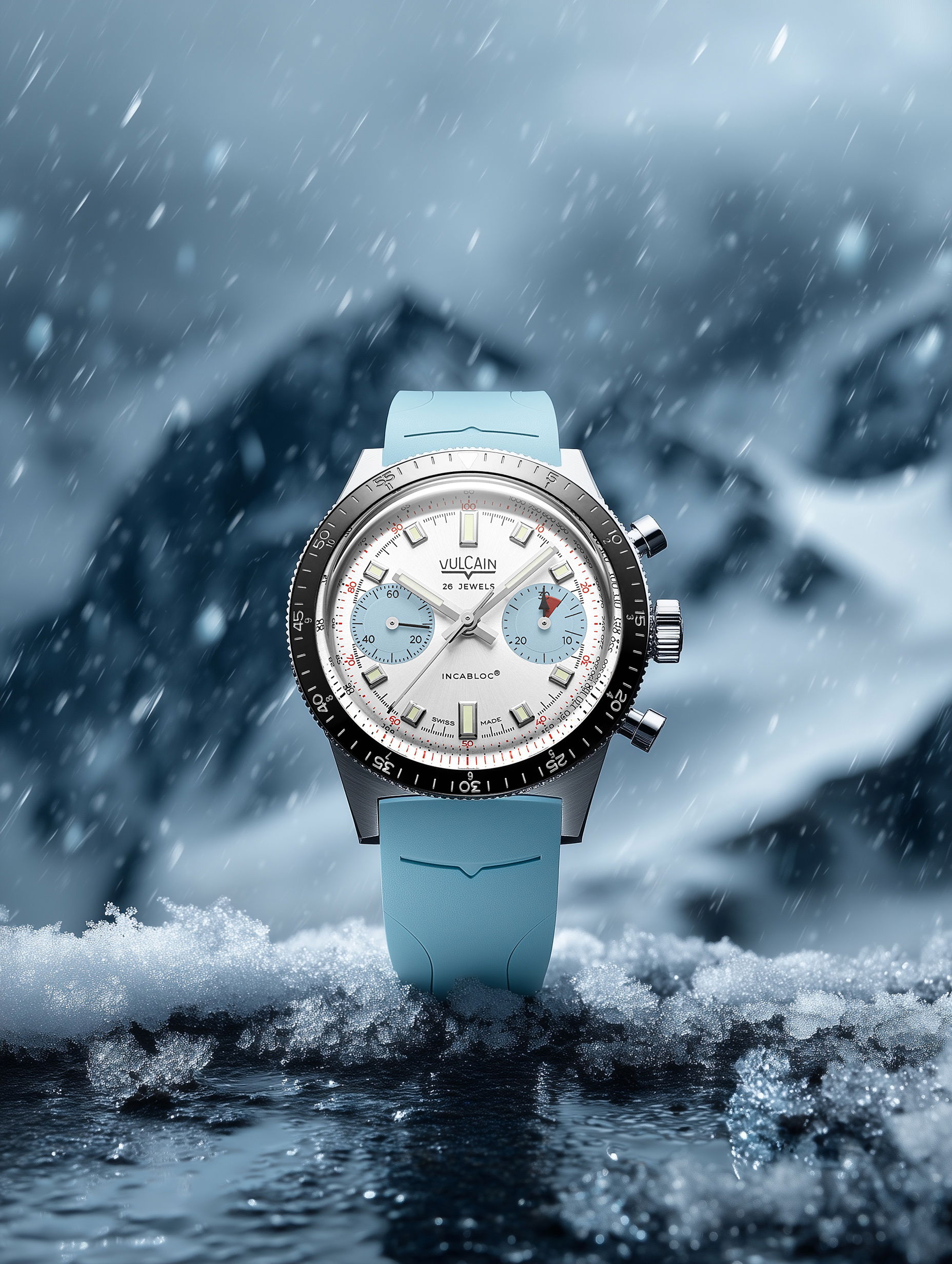 Vulcain Skindiver Chronograph Ice Blue