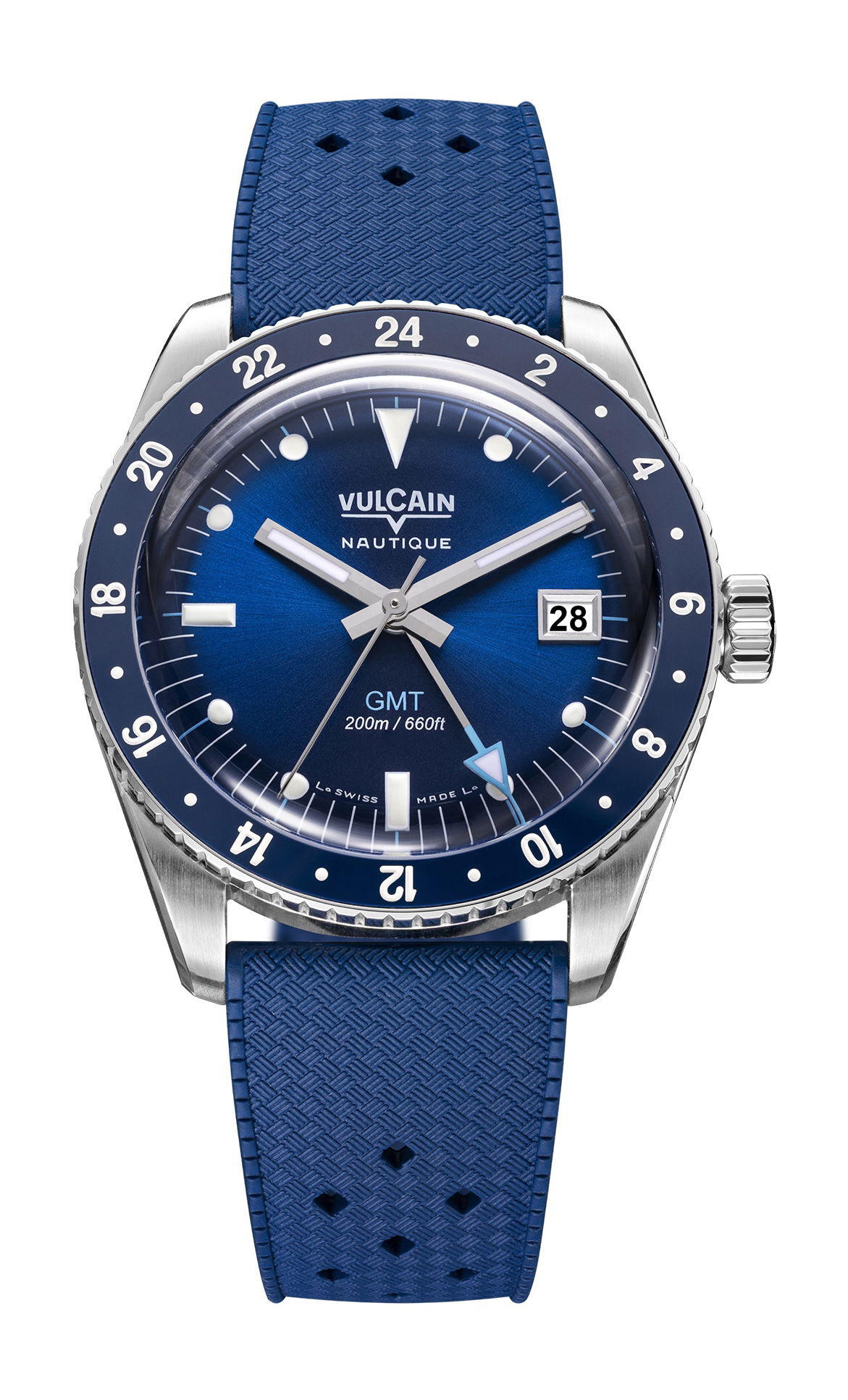 Vulcain Skindiver GMT Blue