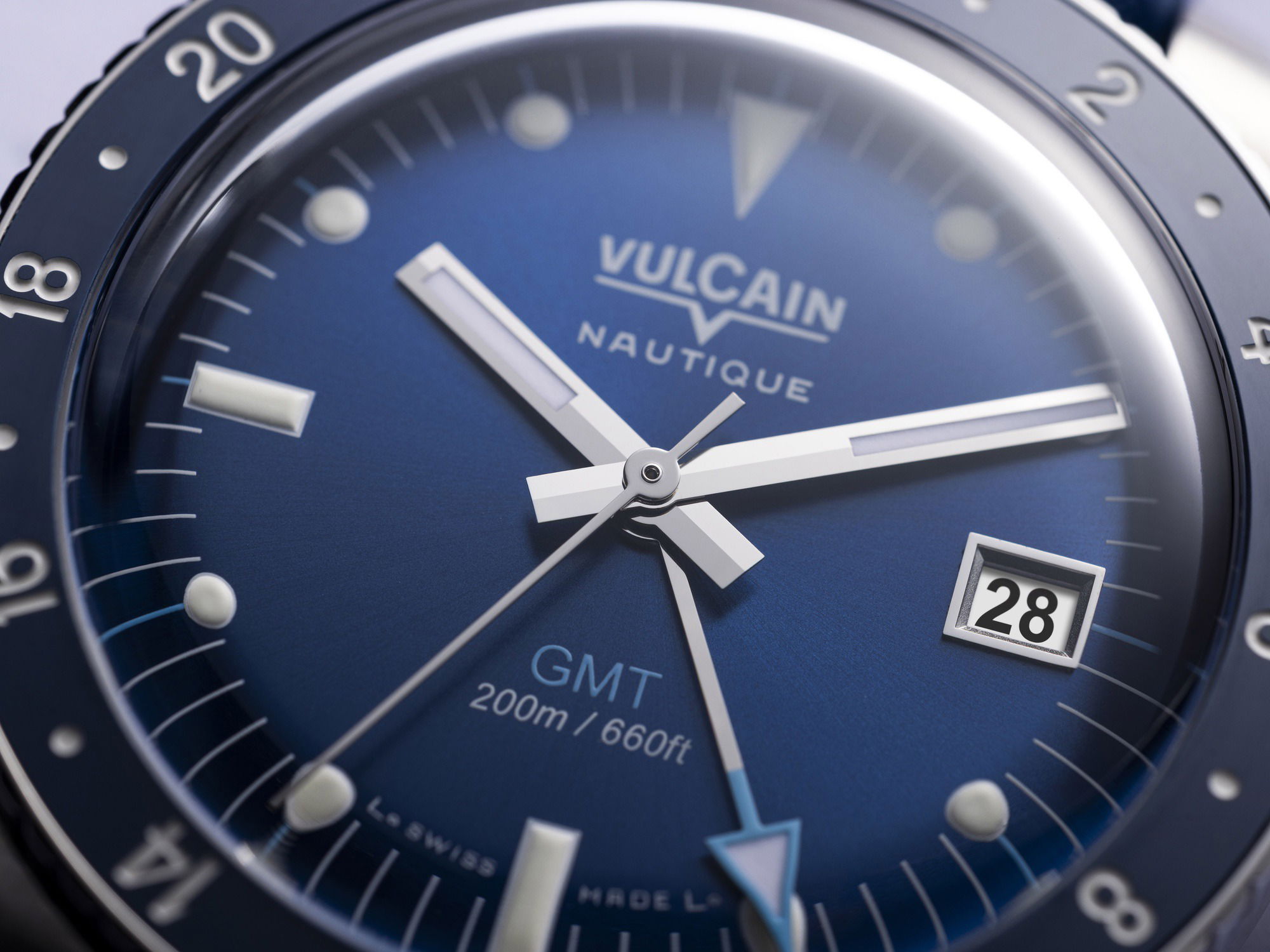 Vulcain Skindiver GMT Blue