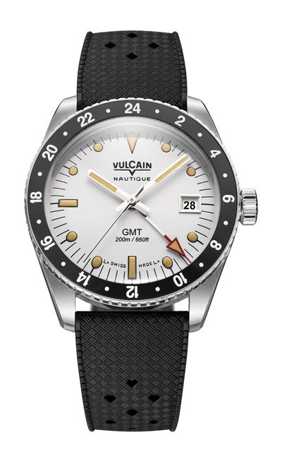 Vulcain Skindiver GMT White