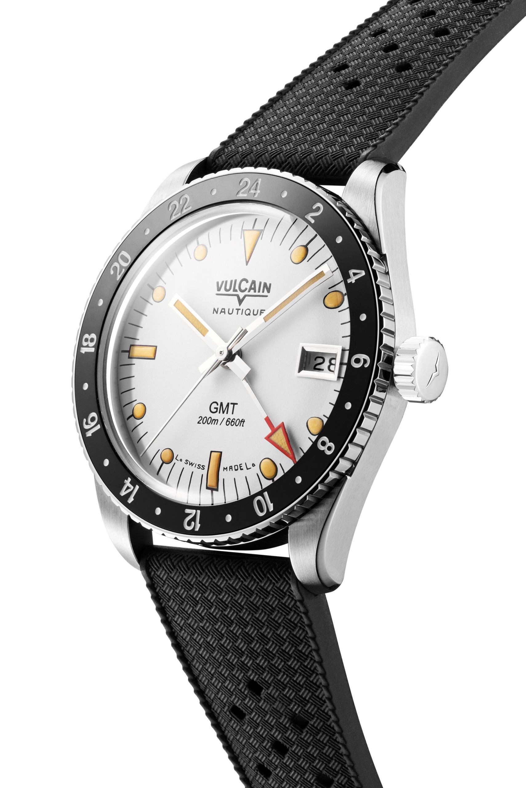 Vulcain Skindiver GMT White