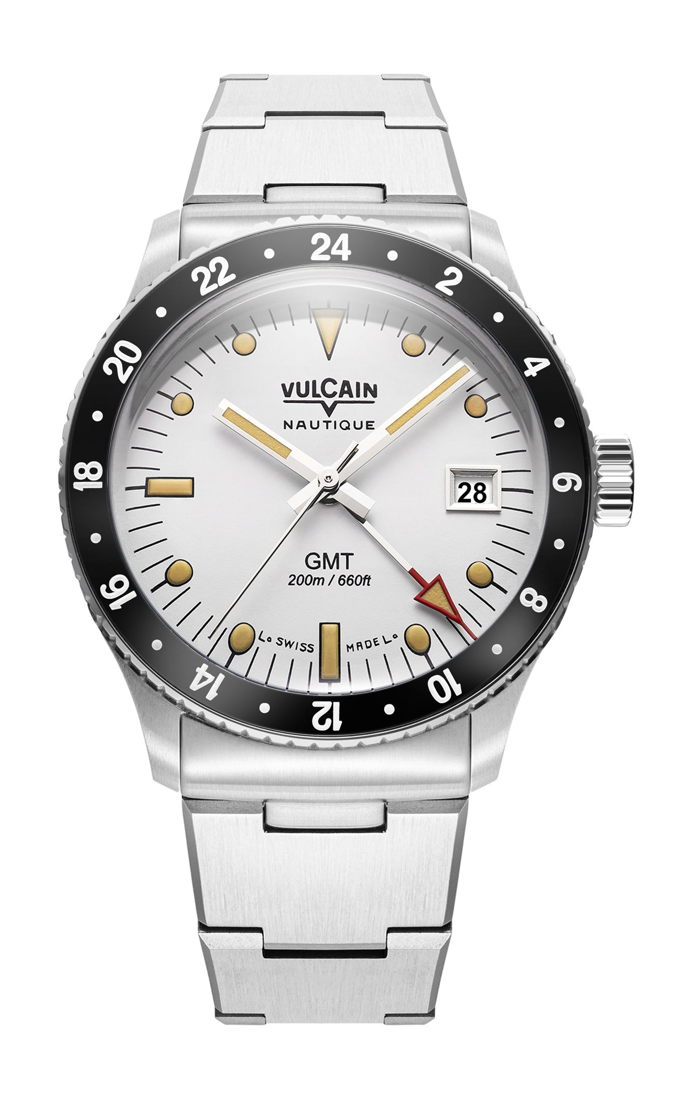 Vulcain Skindiver GMT White