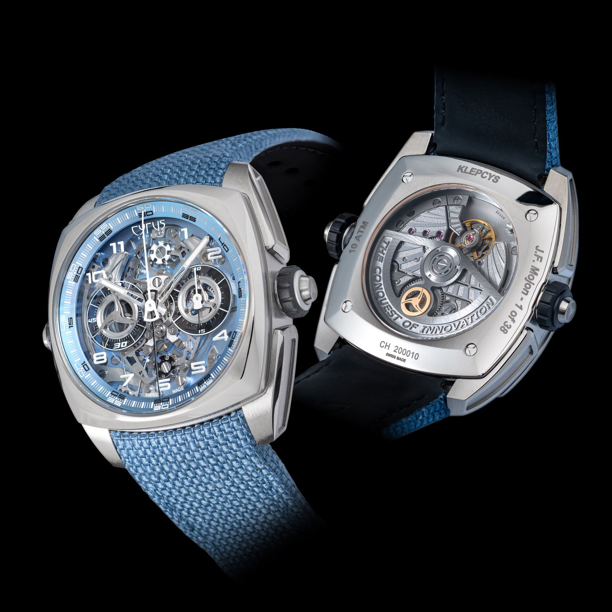 Cyrus Klepcys DICE Glacial Blue