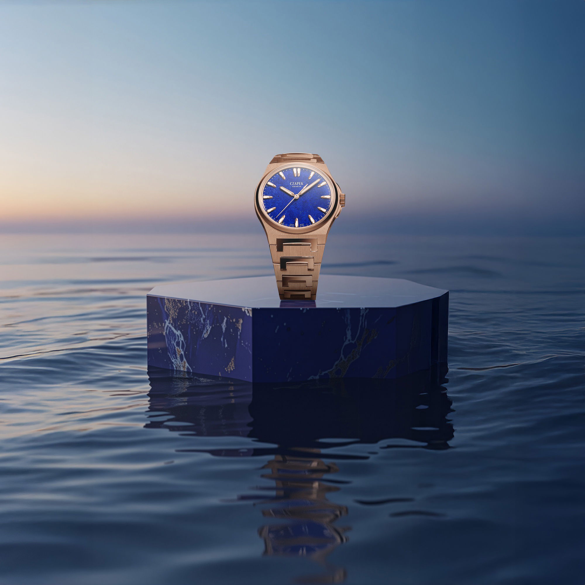 Czapek Antarctique Mount Erebus Lapis-Lazuli