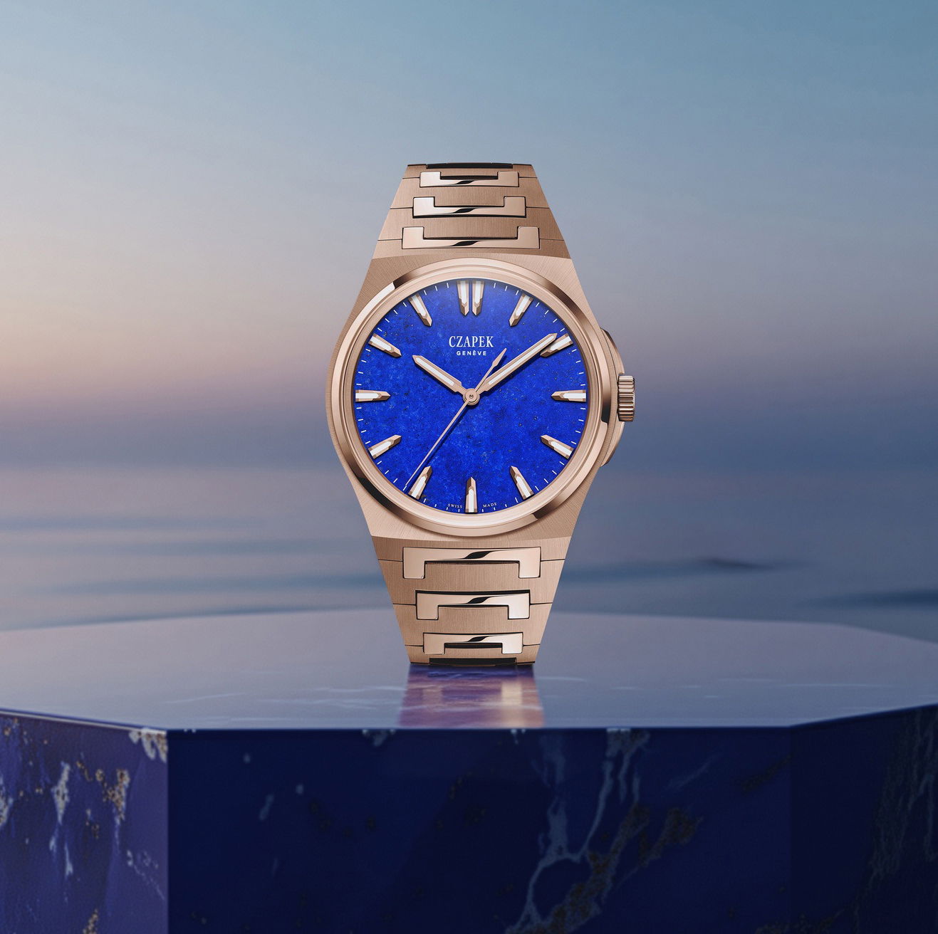 Czapek Antarctique Mount Erebus Lapis-Lazuli
